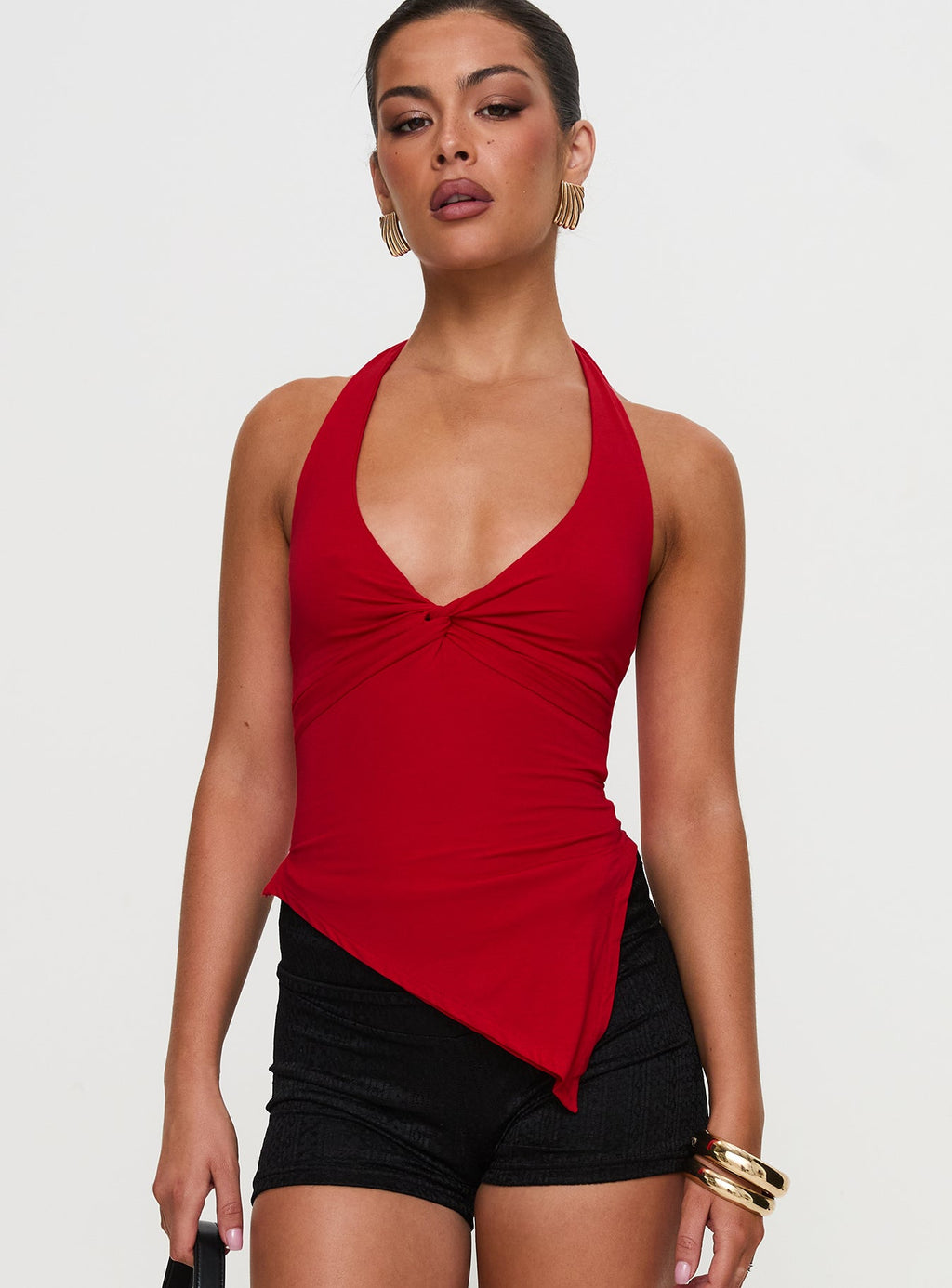 Chilli Halter Top Red