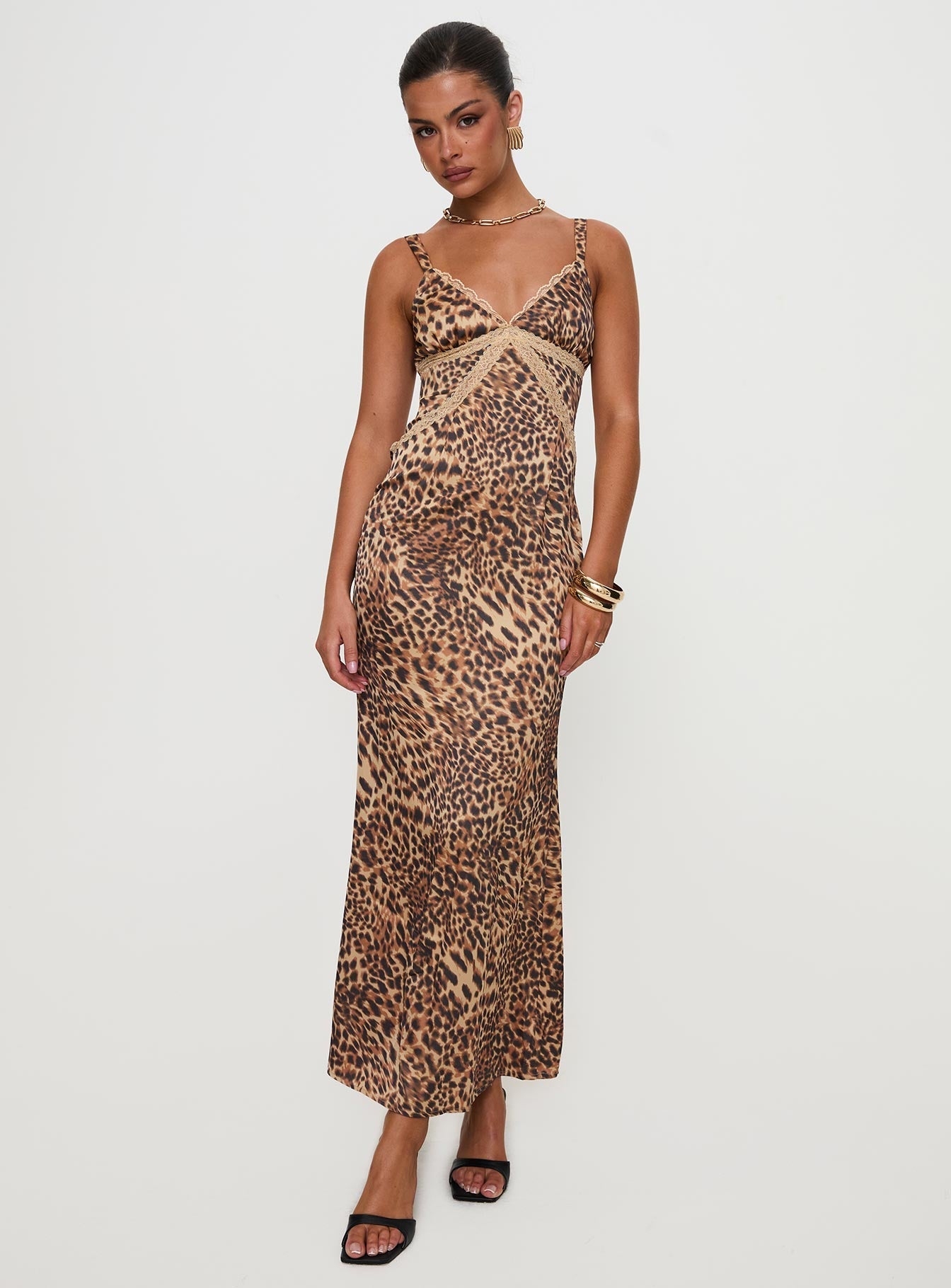Sanctuary Maxi Dress Leopard