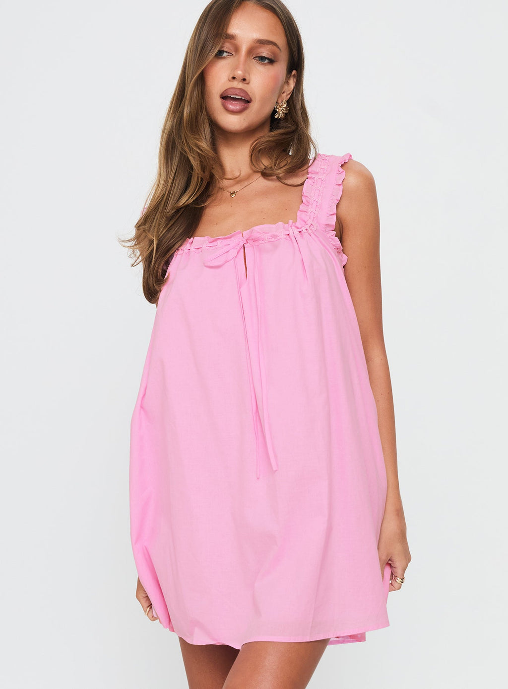 Swing Mini Dress Pink