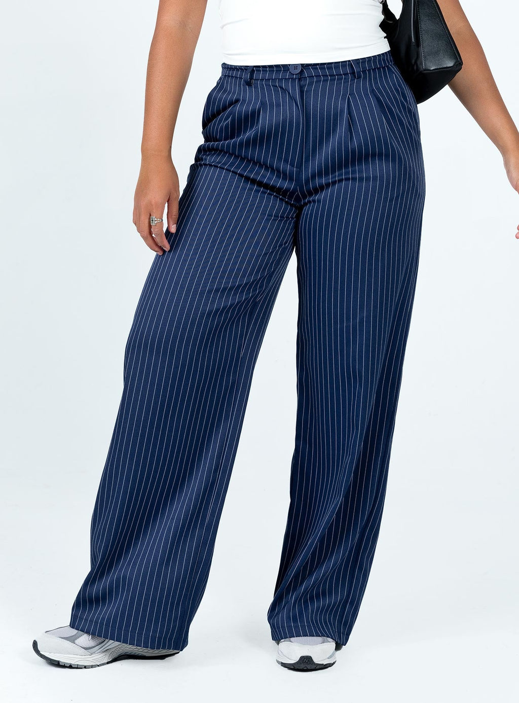 Archer Pants Pinstripe Navy