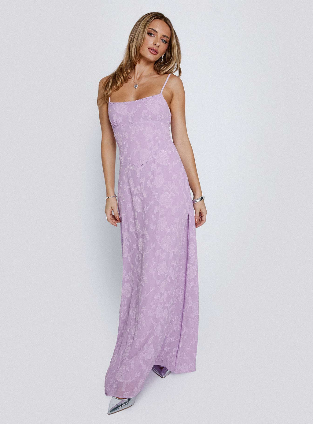 South Of France Maxi Dress Lilac
