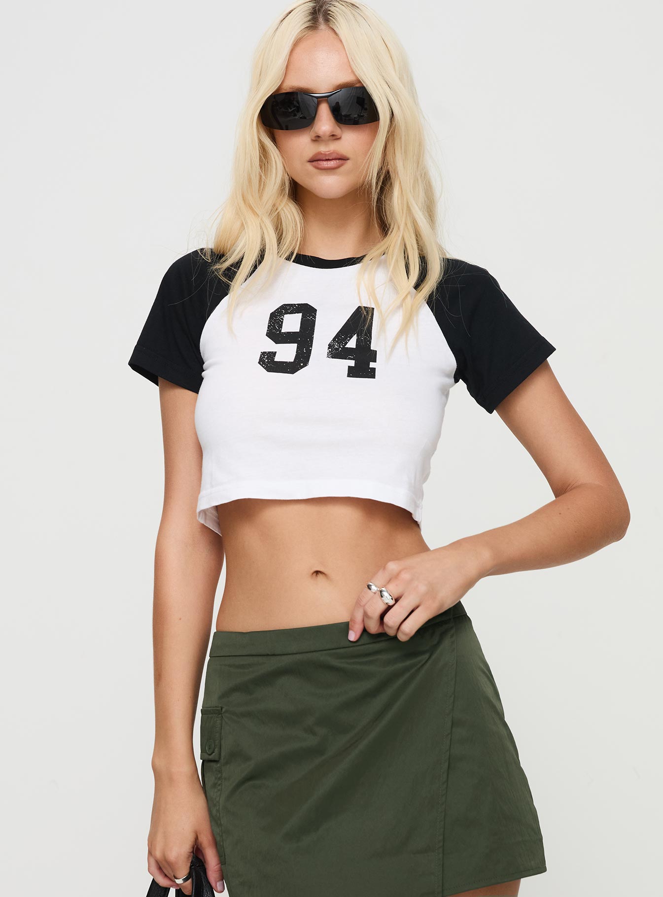 Lucky Number Top White