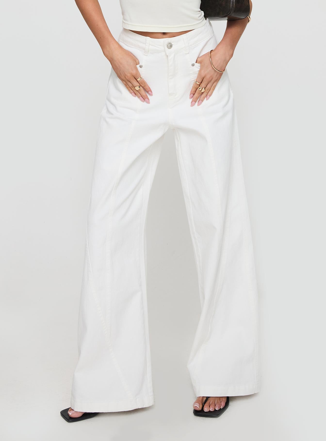 Cool About It Jeans White