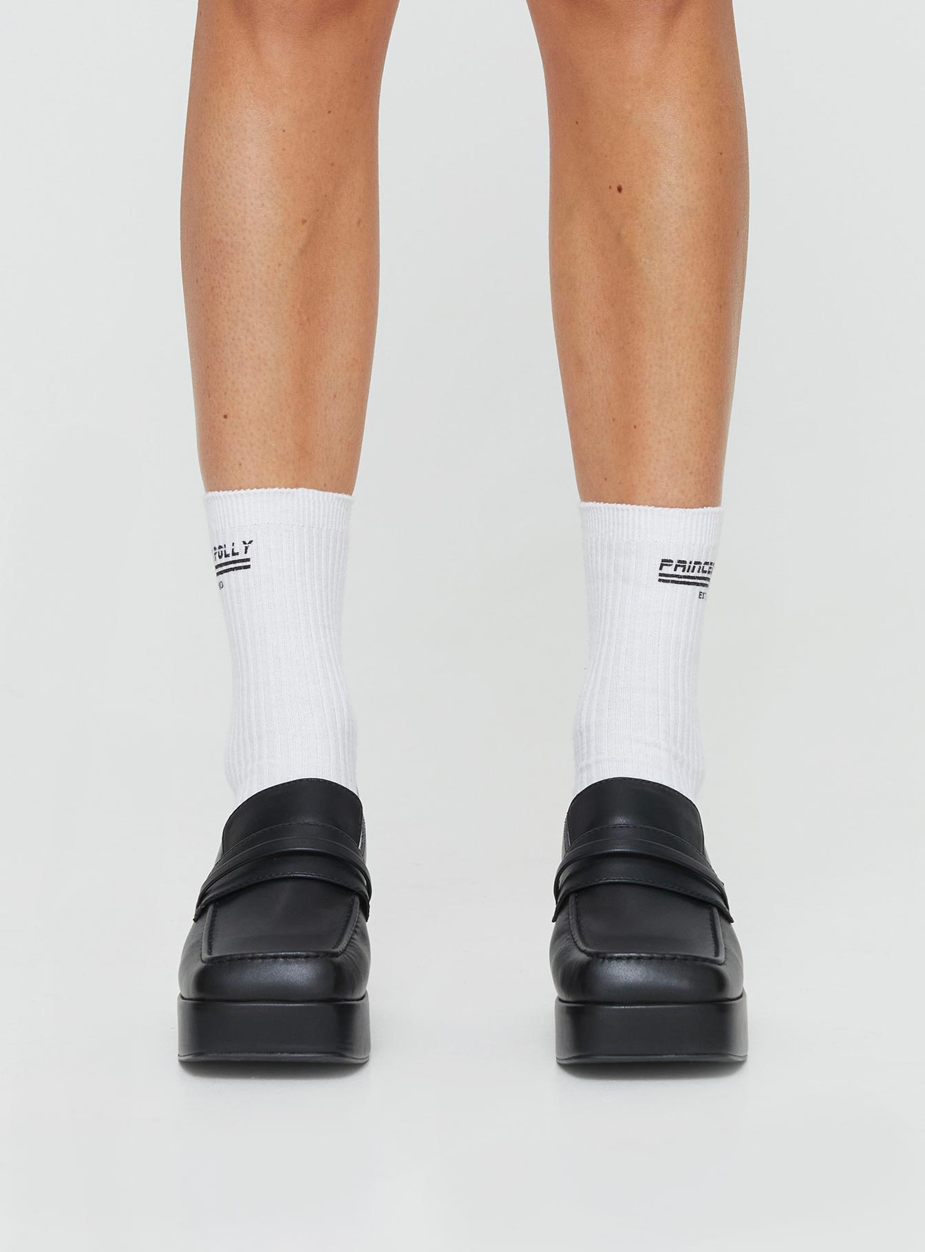 Mai Platform Loafers Black