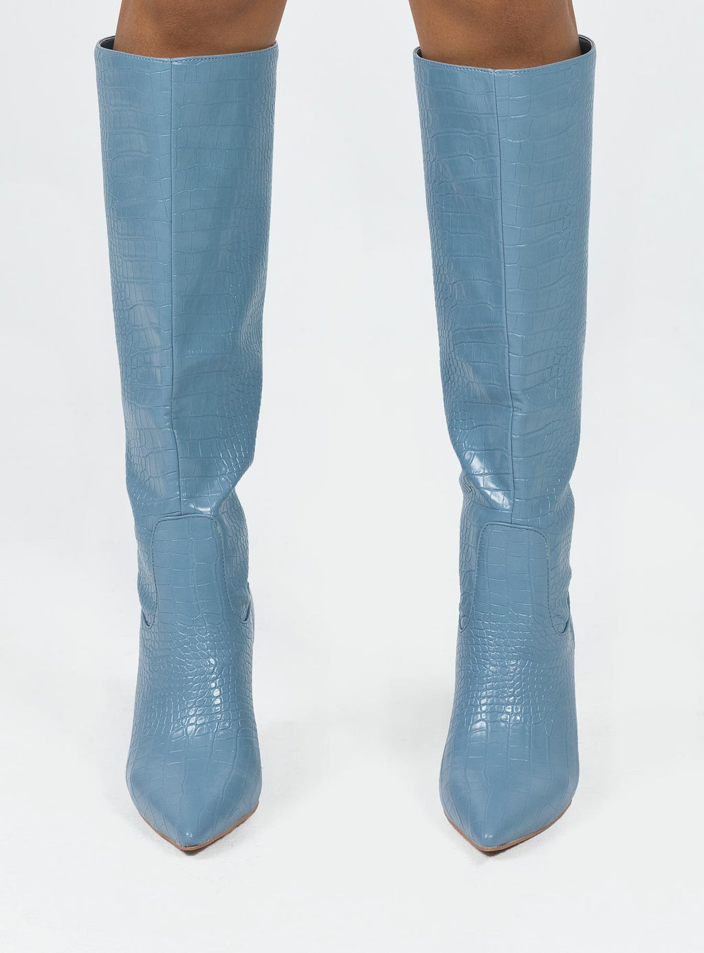 Kathleen Knee High Boot Blue