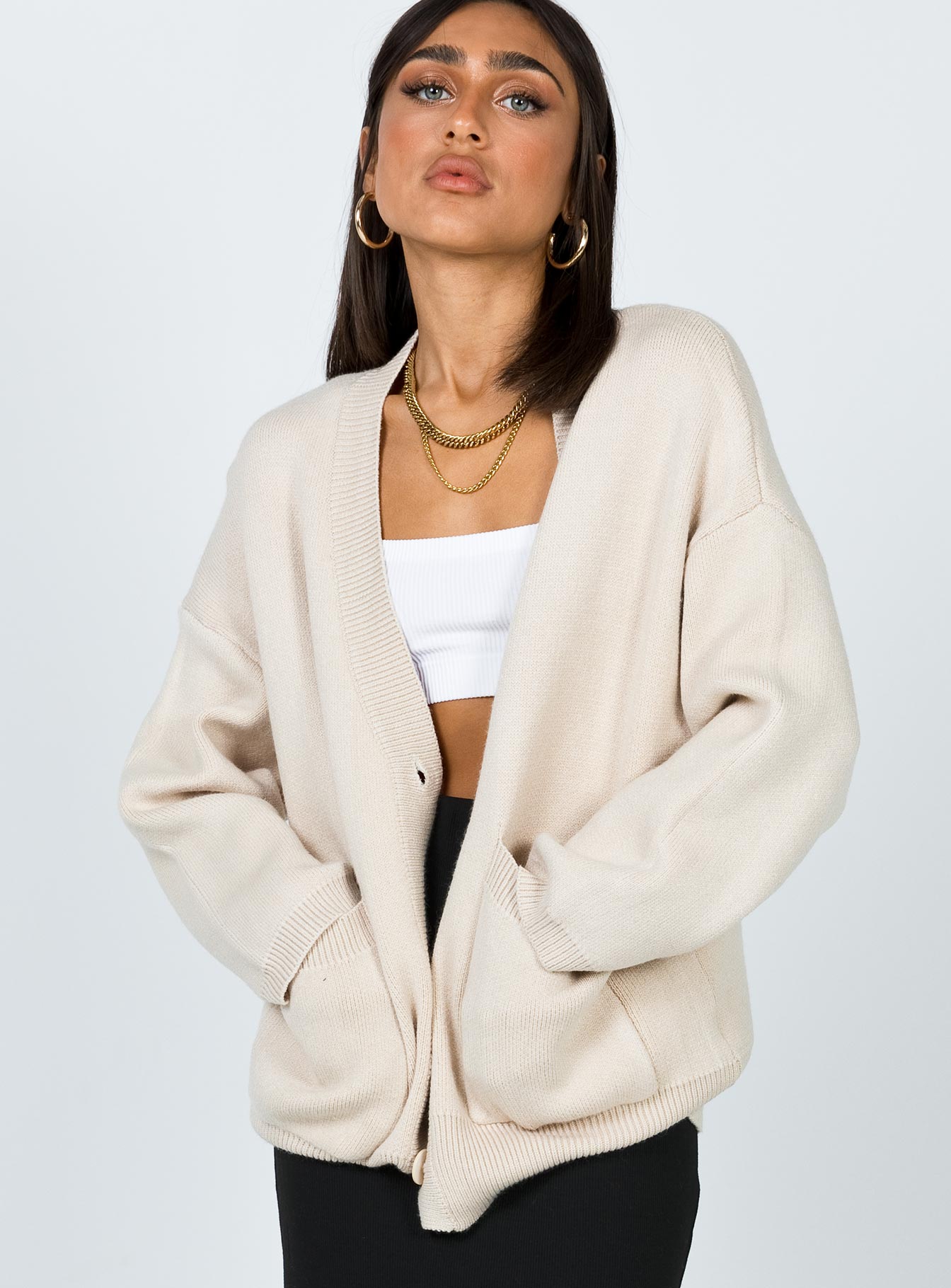 Burke Cardigan Cream