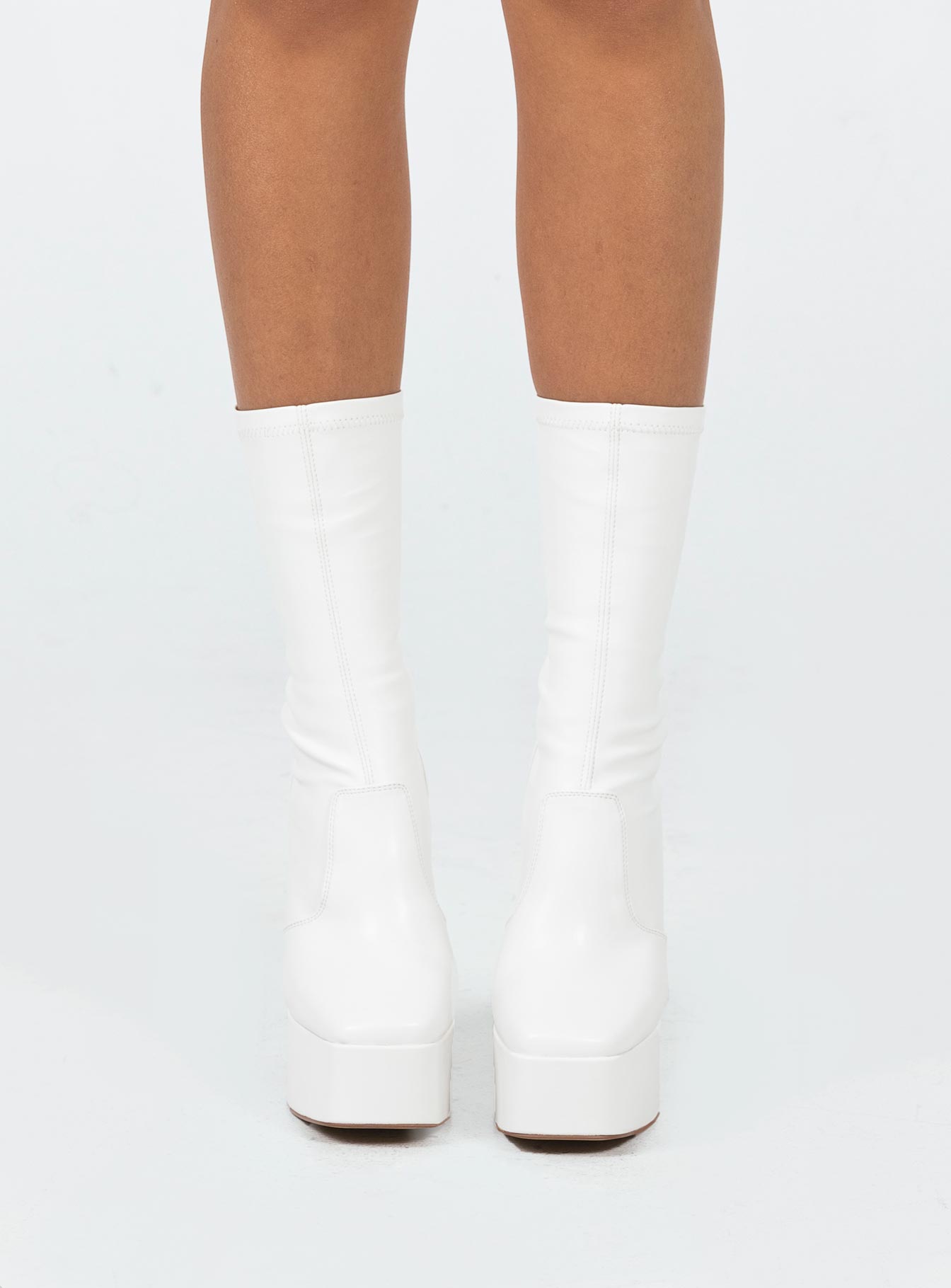 Windsor Smith Angelz Platform Boots Snow