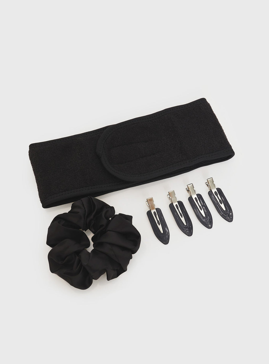 Self Care Hair Accessories Pack Black