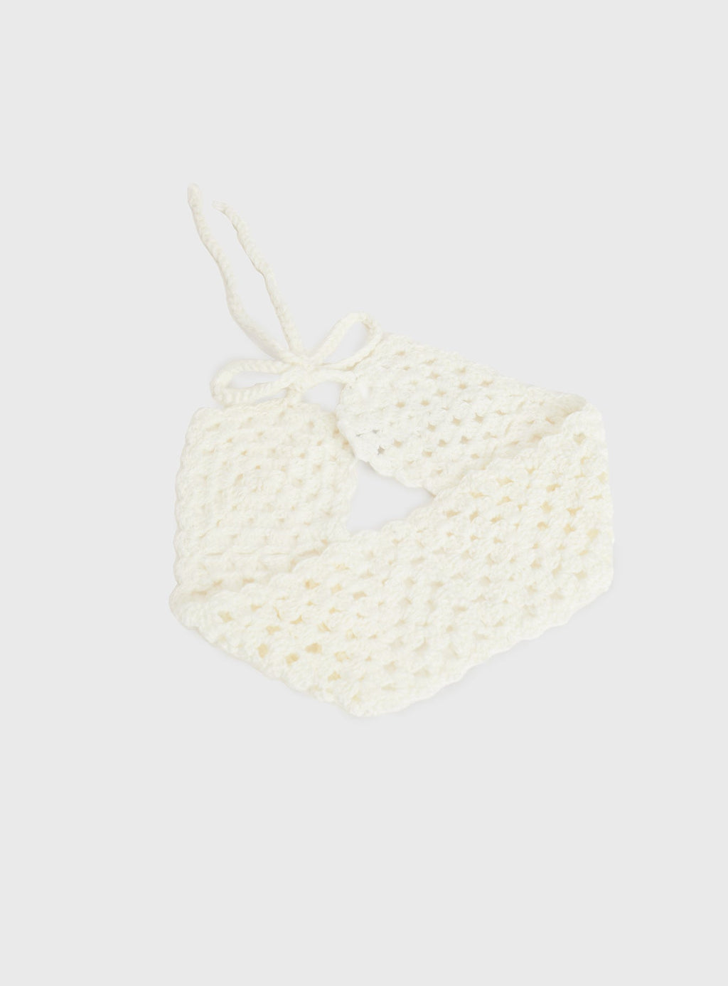 Sarea Crochet Headband White