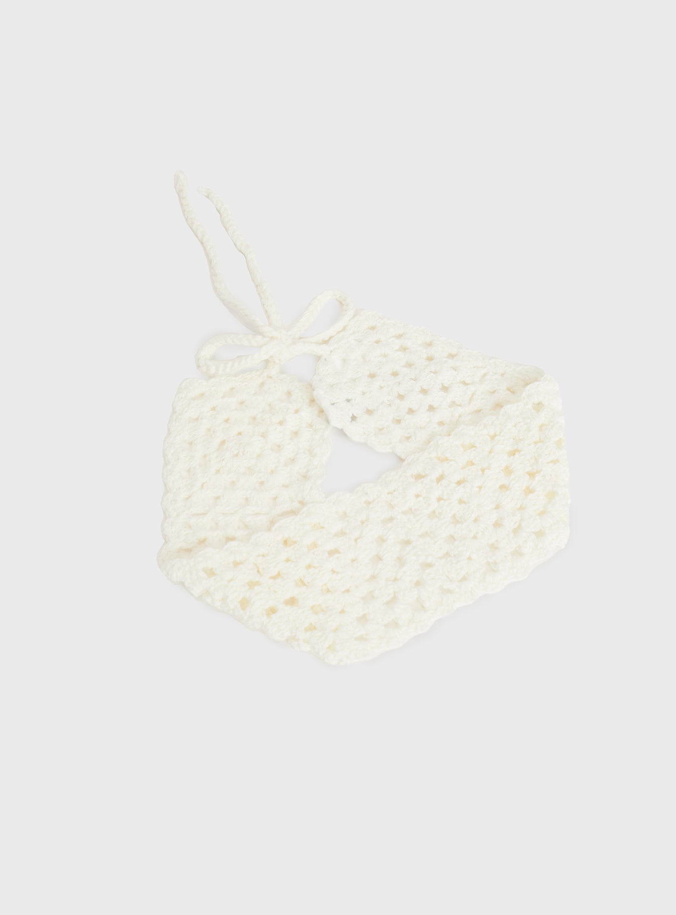 Sarea Crochet Headband White
