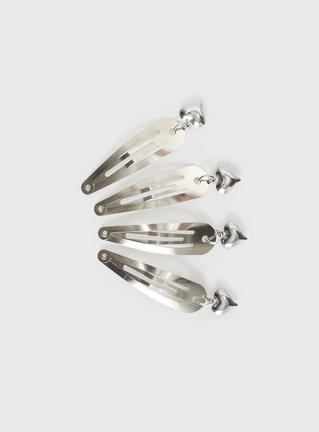 Traycie Hair Clip Pack Silver