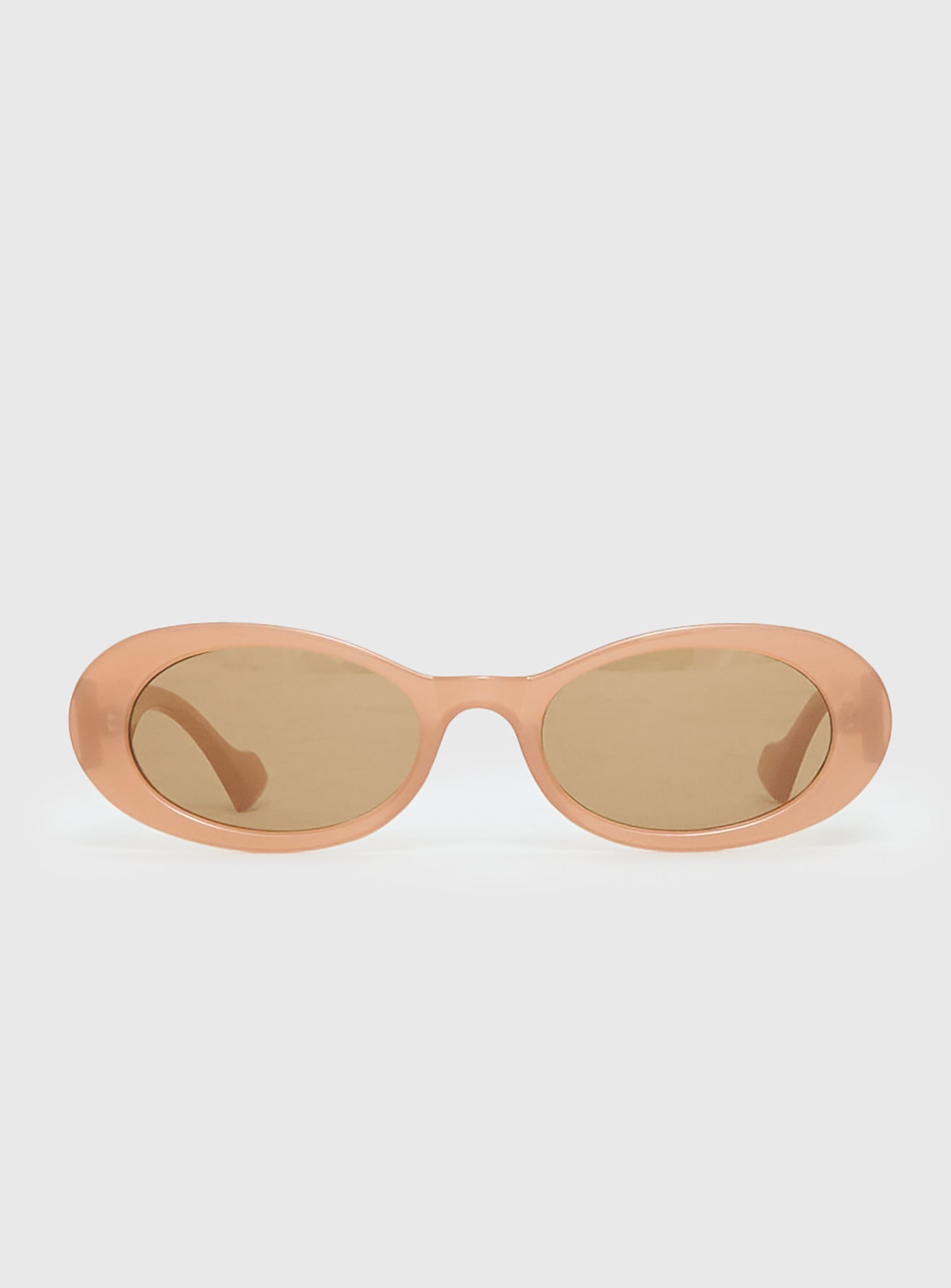Runaway Baby Oval Sunglasses Caramel