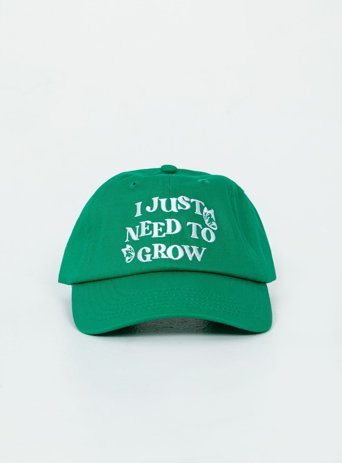 Need To Grow Dad Cap Green