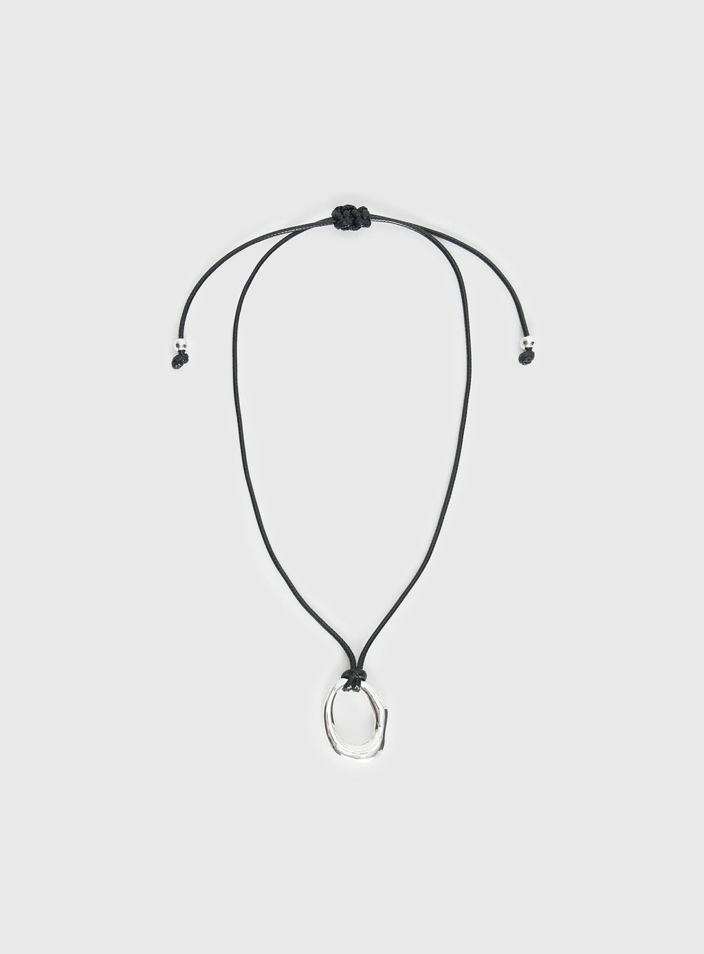 Star Quality Pendant Necklace Black / Silver