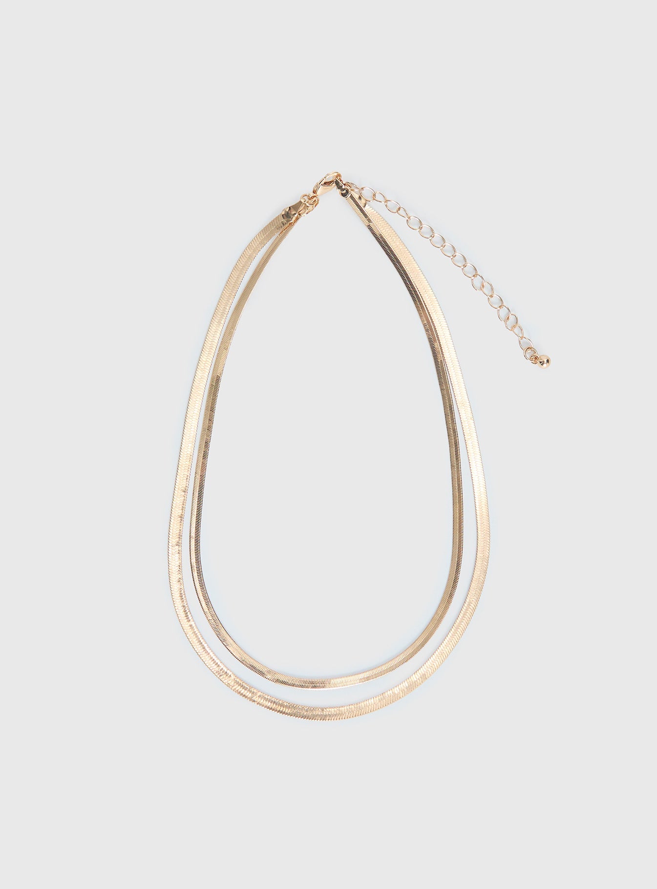 Follow Emotions Layered Necklace Gold