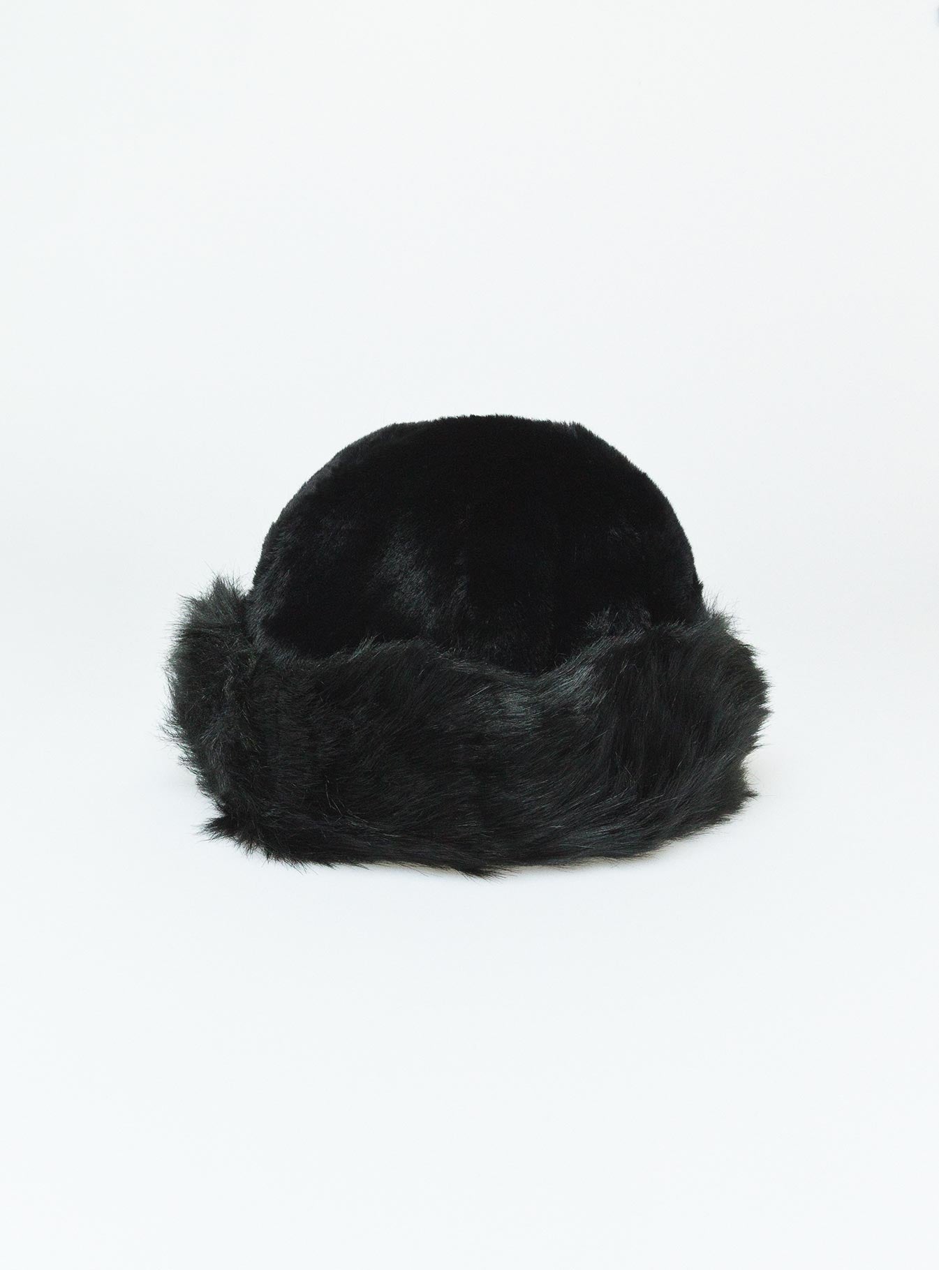 Veruca Fluffy Hat Black