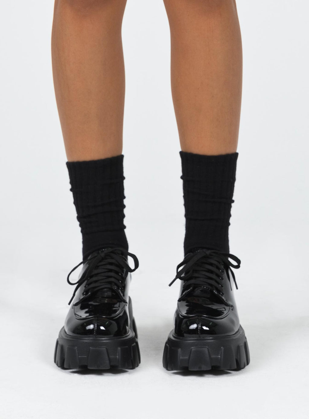 Mia Shoes Black Patent