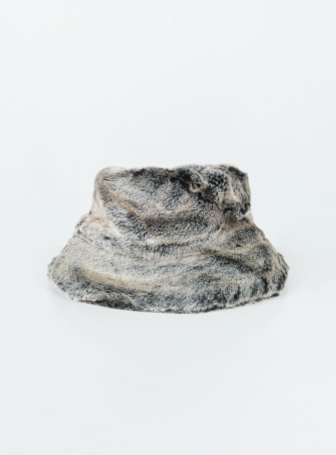 Delvey Fluffy Hat Grey