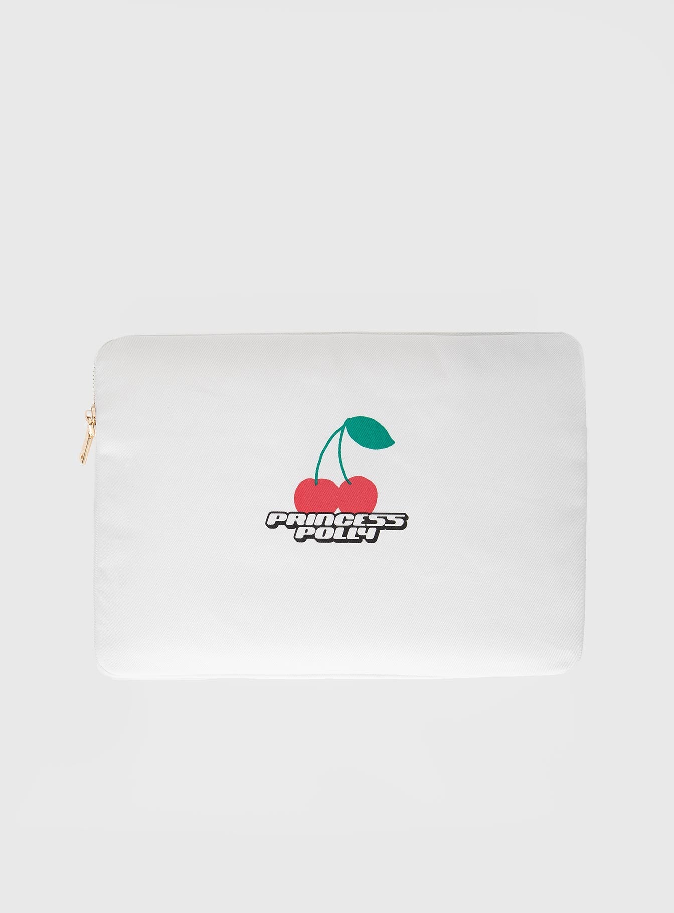 Princess Polly Laptop Case Cherry / White