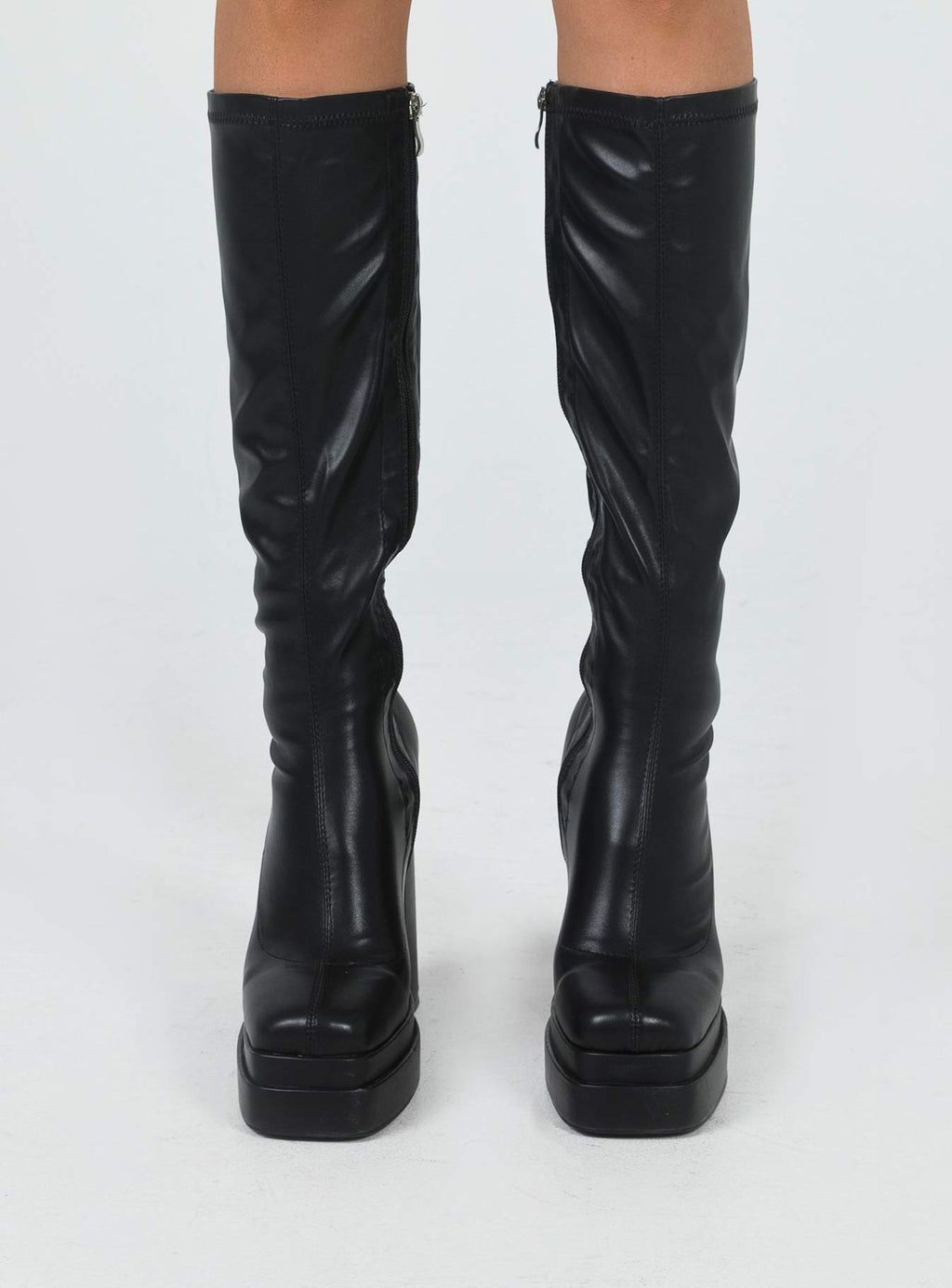 Rodney Platform Boot Black