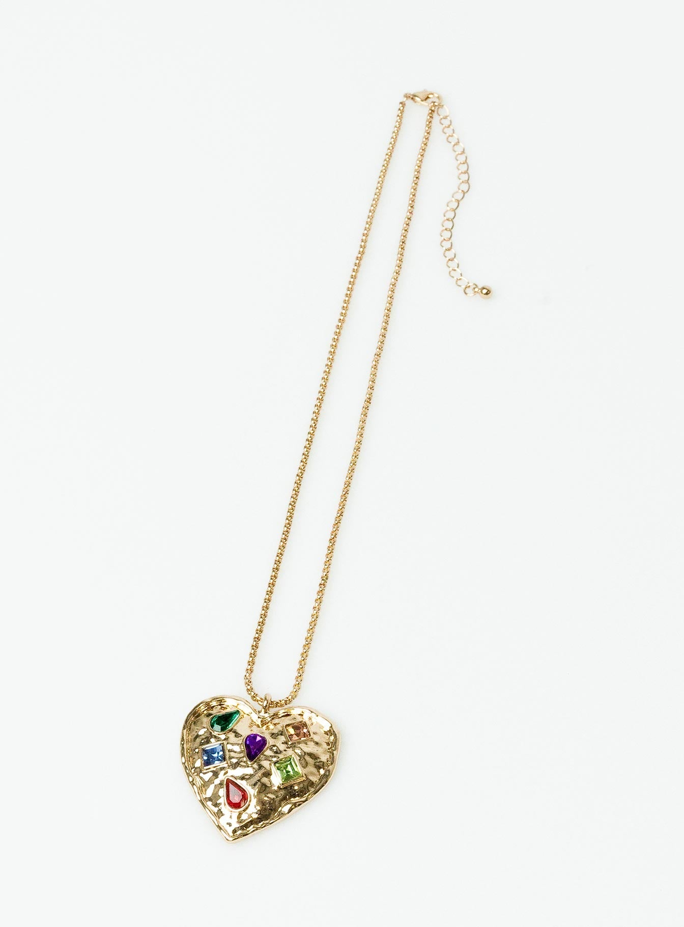 Evry Heart Necklace Gold