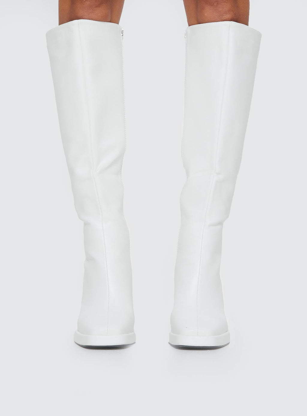 Scarlet Knee High Boots White