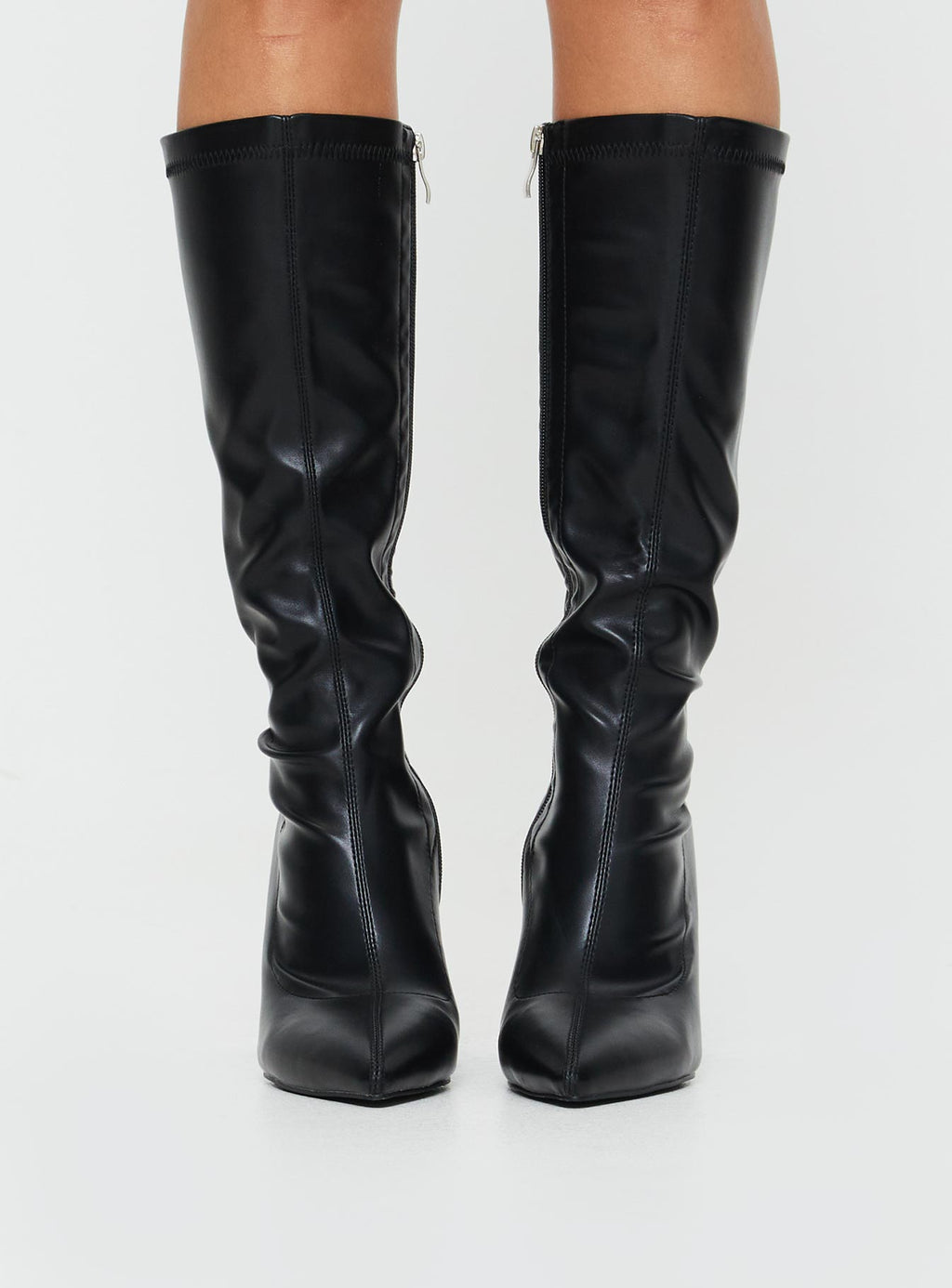 Vibe Knee High Boots Black