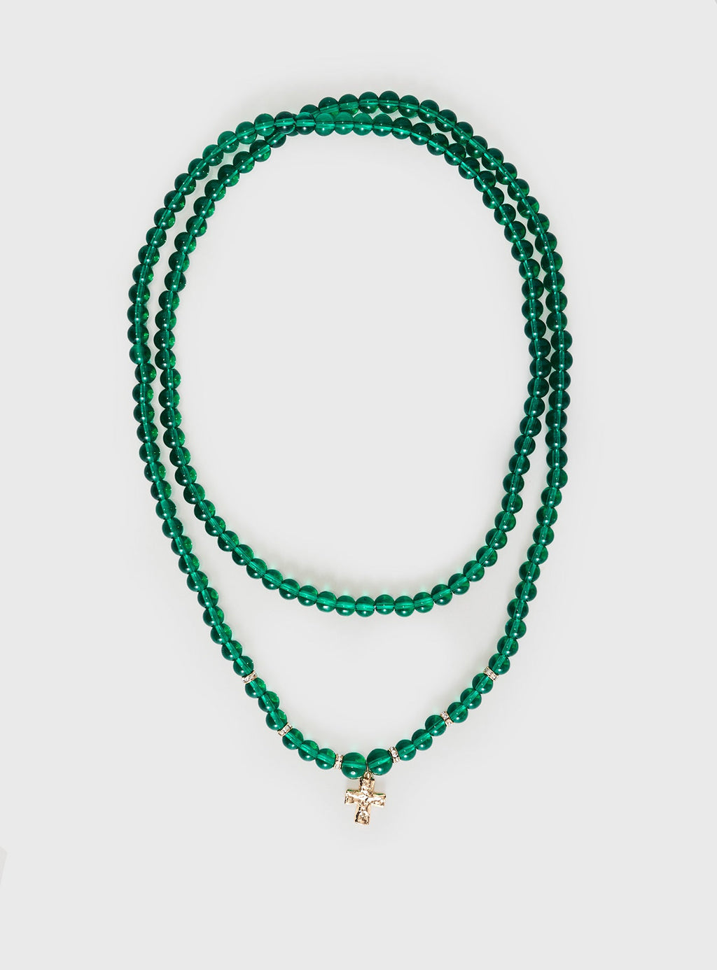 Klaude Necklace Green / Gold