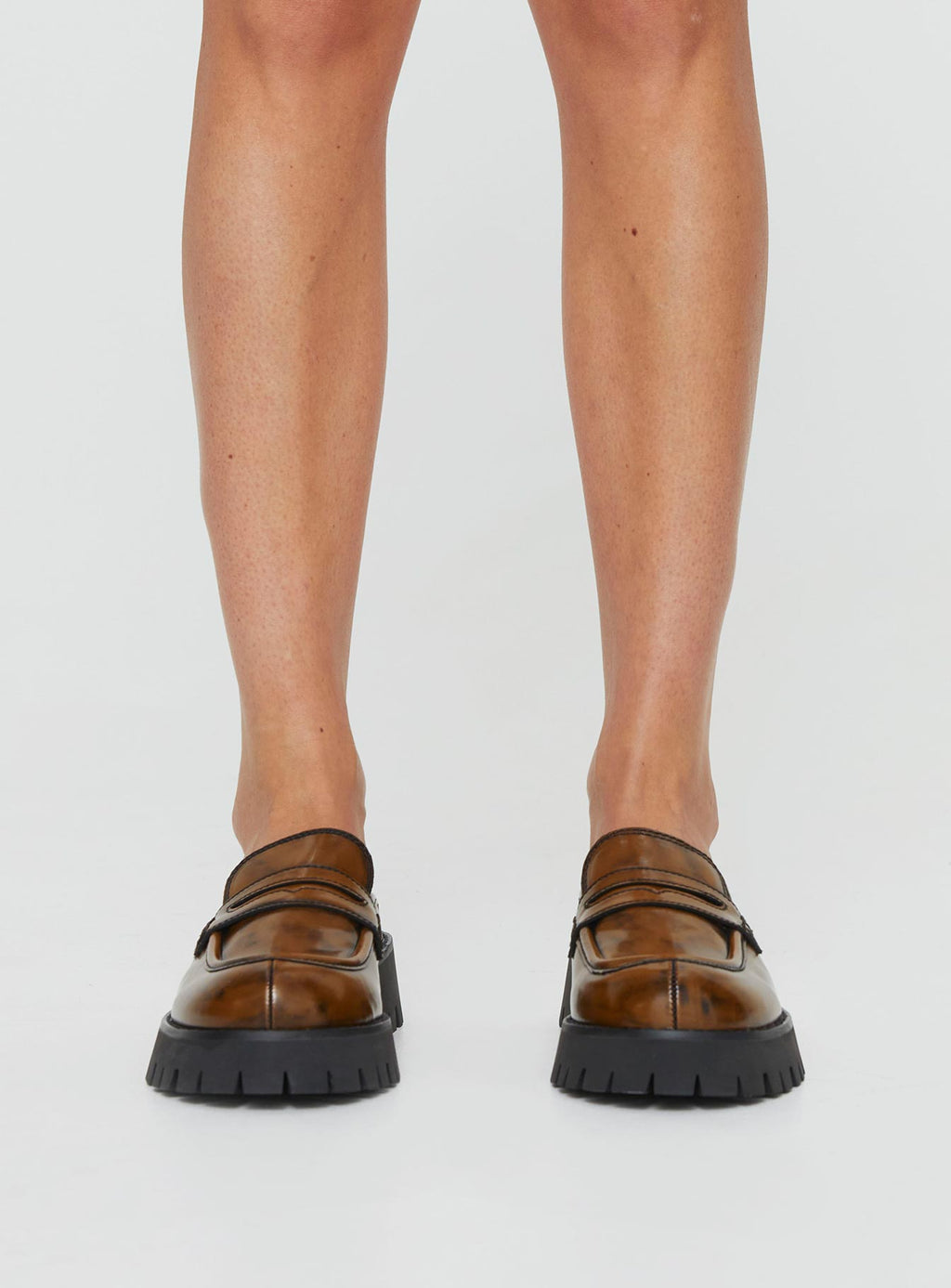 Grayson Mule Loafers Brown