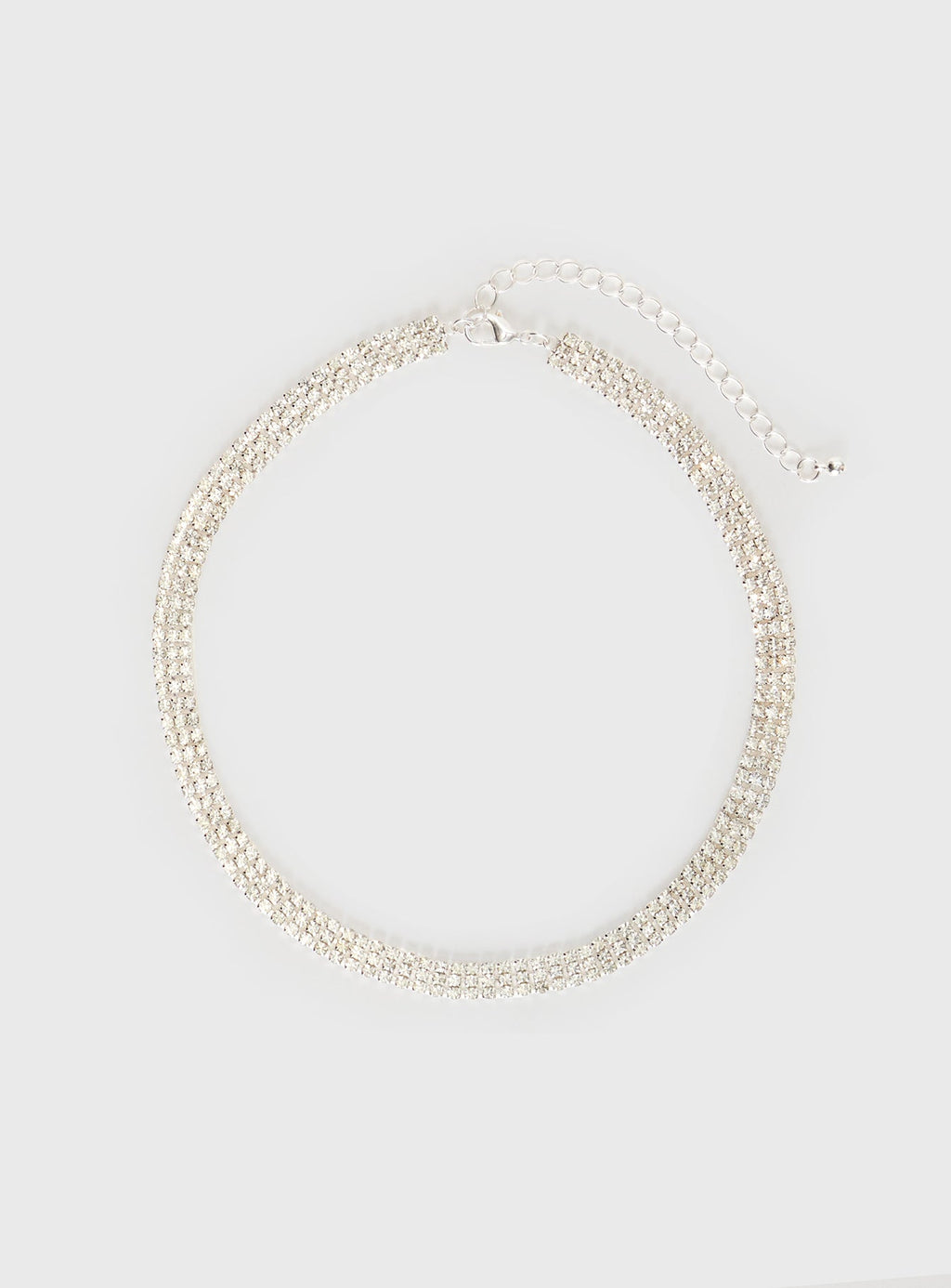 Tennis Necklace Silver