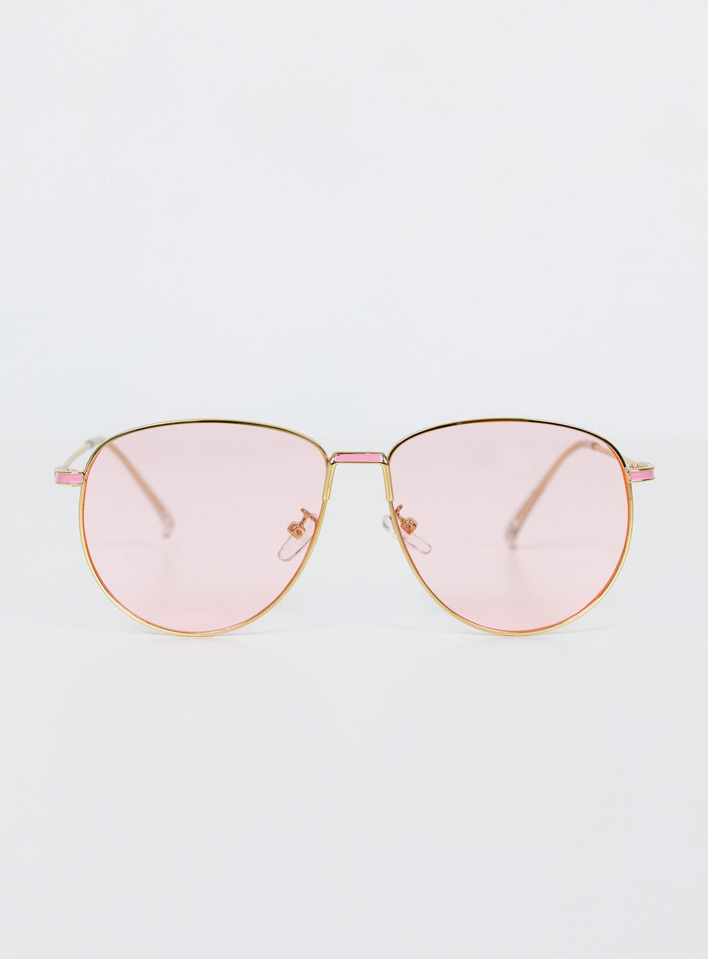 Mai Aviator Sunglasses Dark Pink