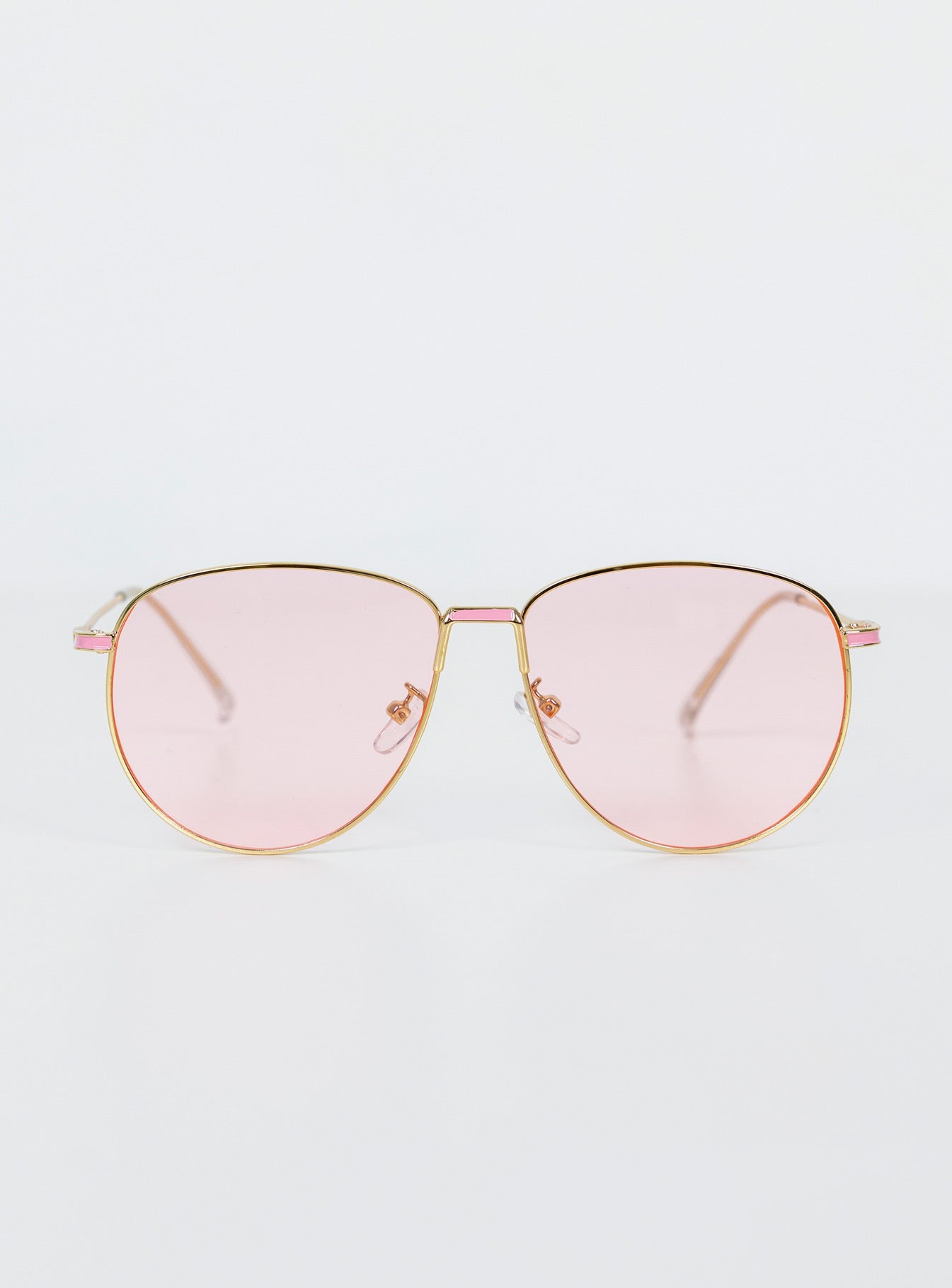 Mai Aviator Sunglasses Dark Pink