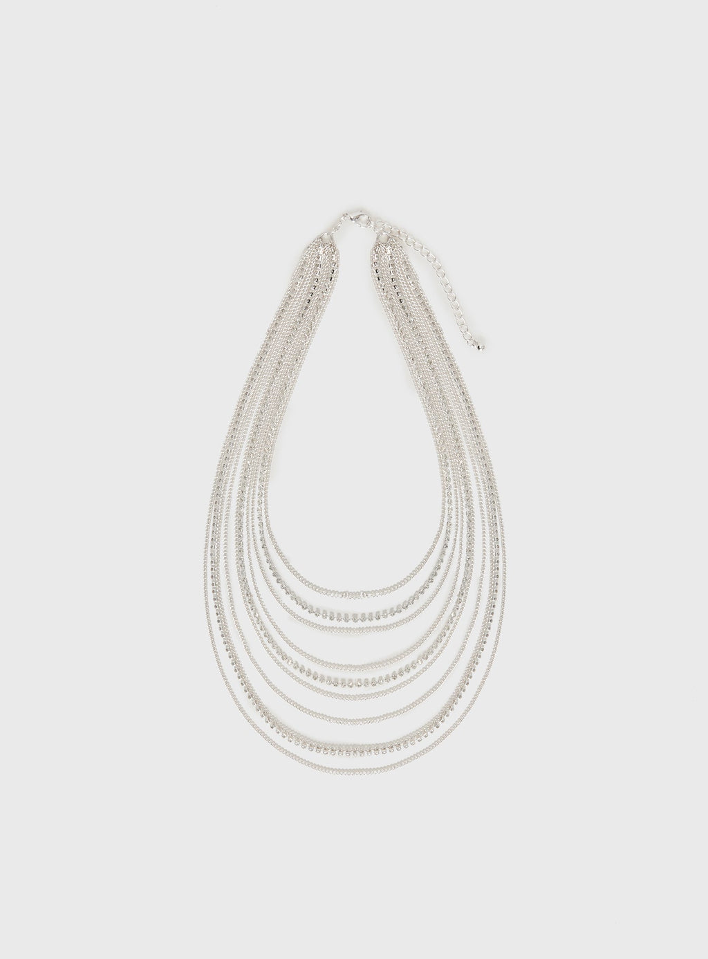 Jamari Layered Necklace Silver