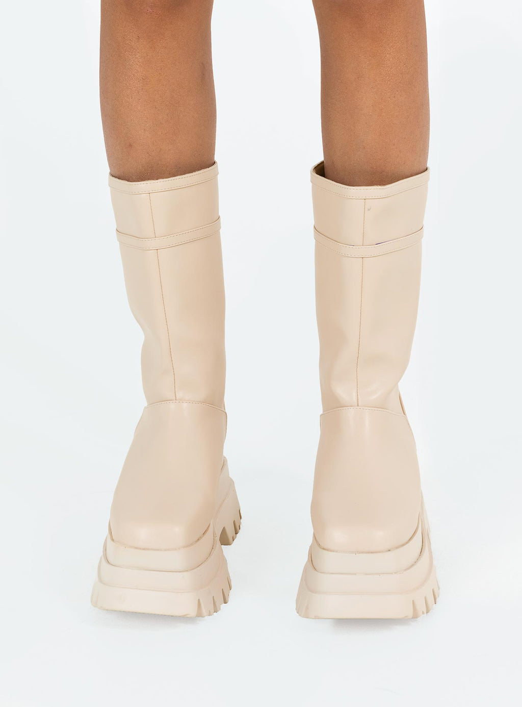 Sky High Boots Cream