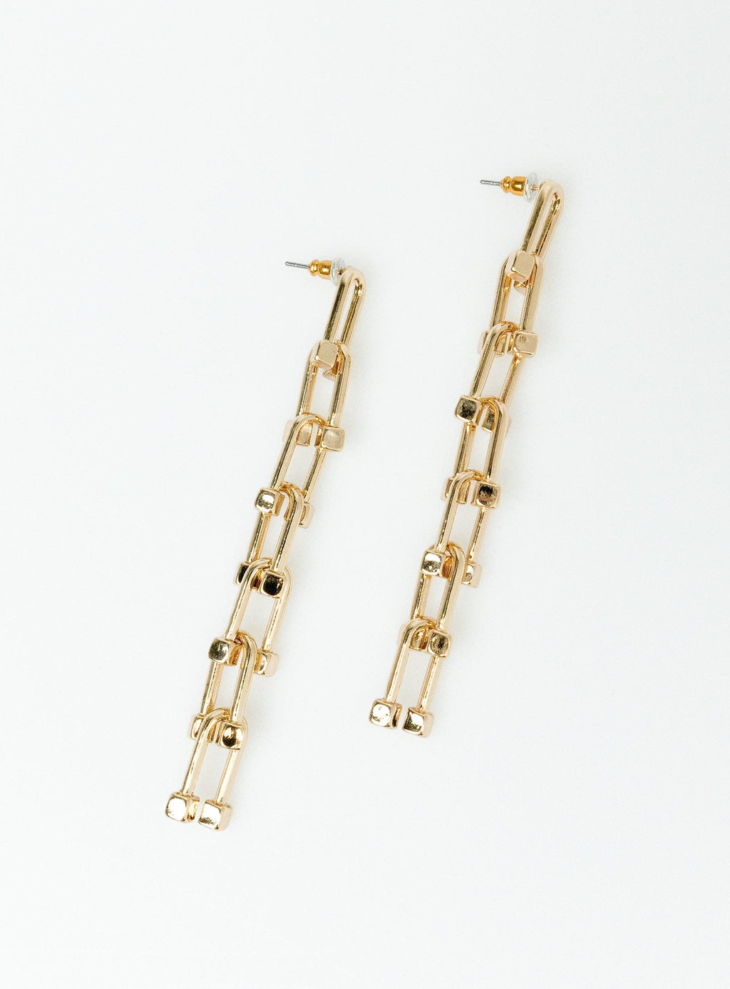 Chained Earrings Gold