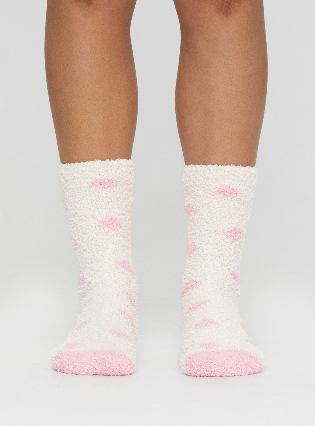 Winter Wonderland Socks White / Pink
