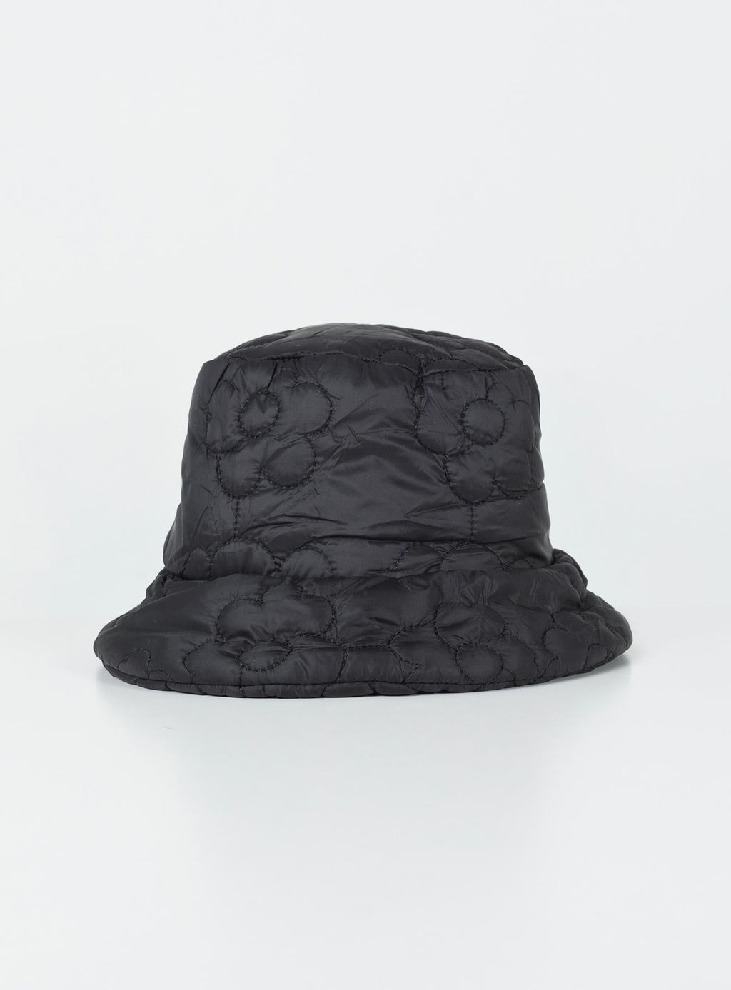 Reina Puffer Hat Black