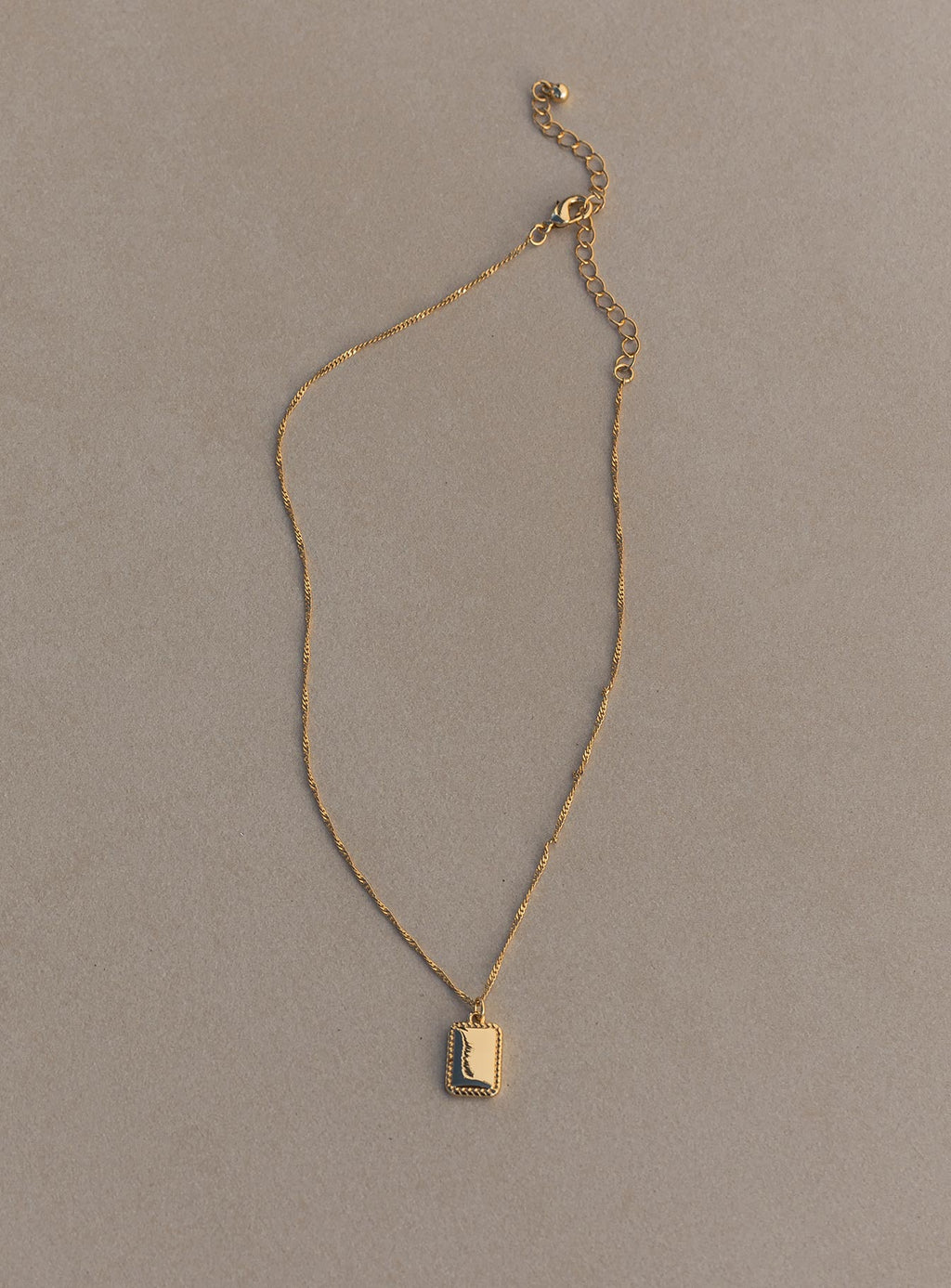 Scottson Gold Plated Pendant Necklace