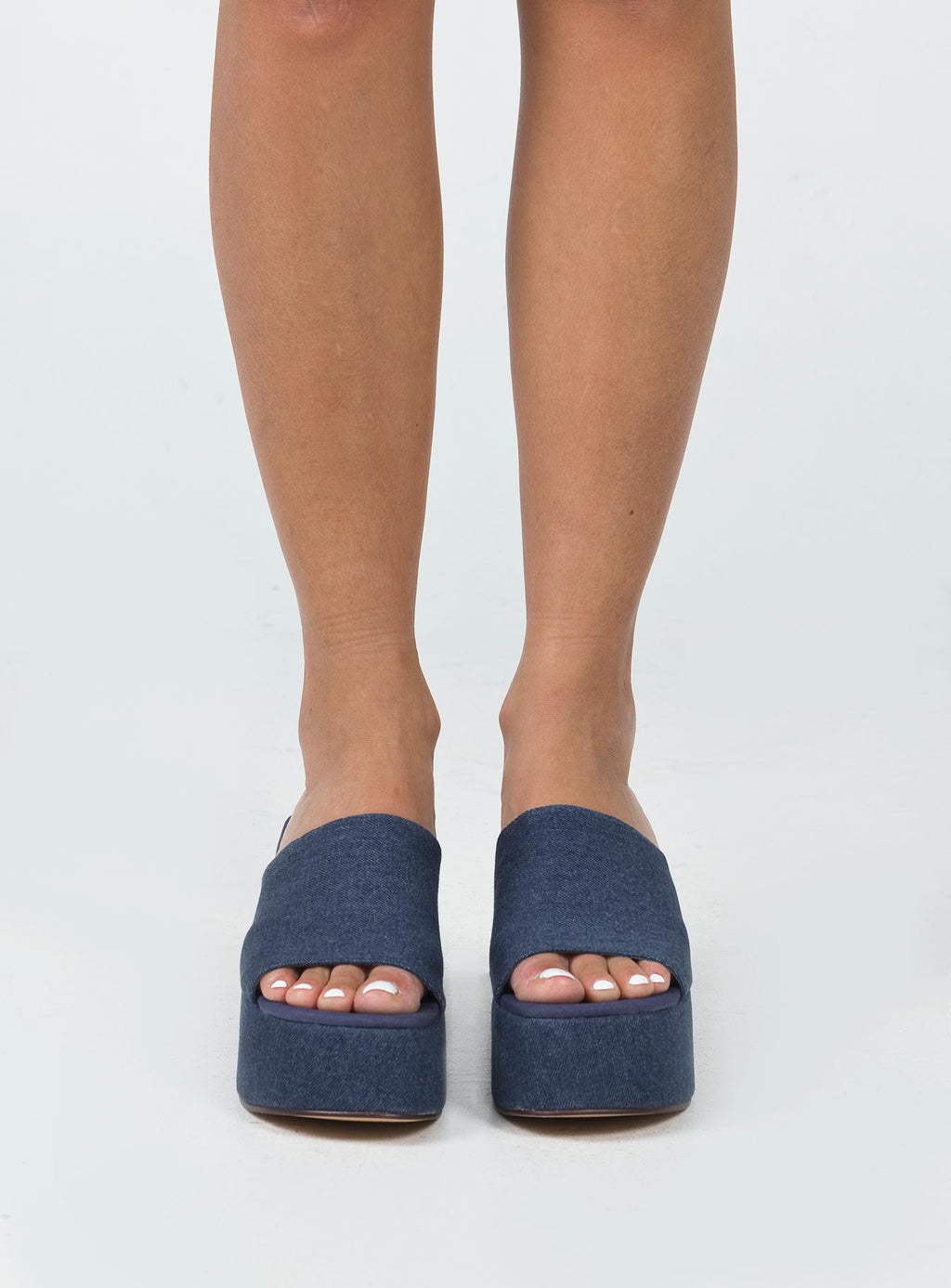 Broca Platform Sandal Dark Denim