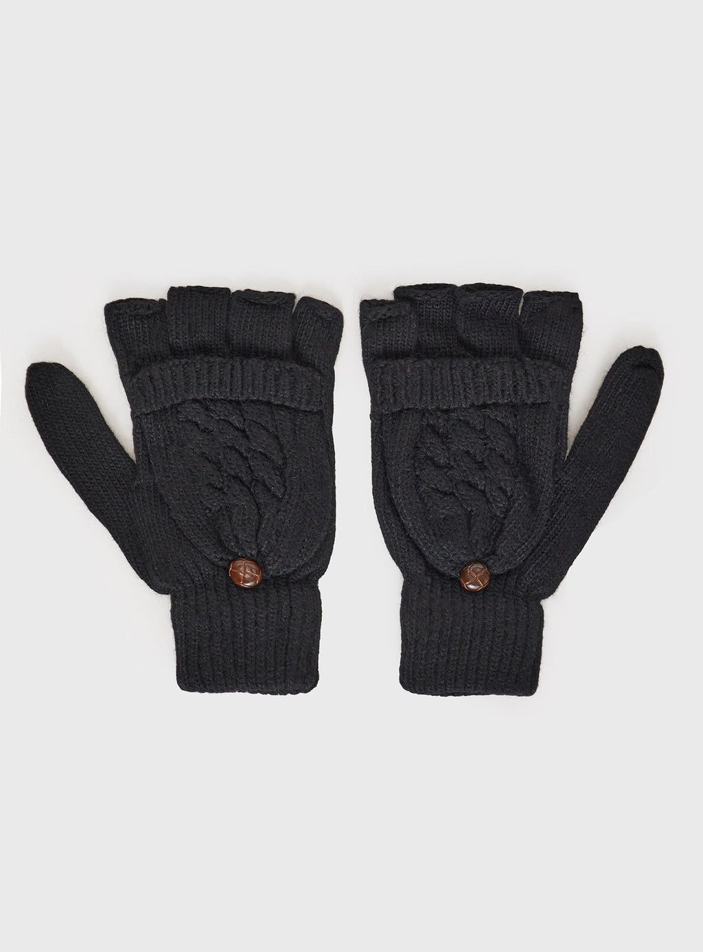 Crimsen Fingerless Gloves Black
