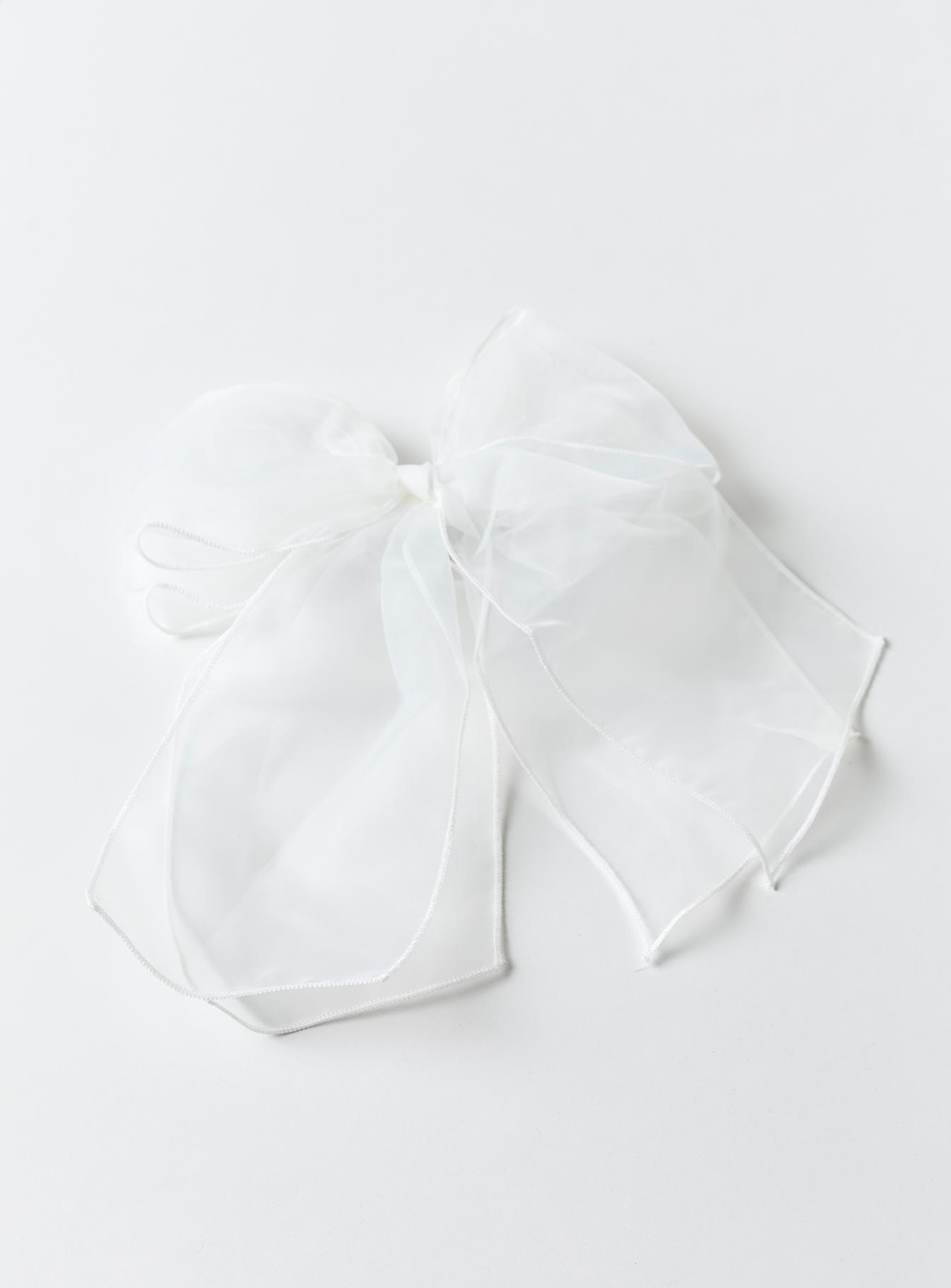 Wicks Hair Bow White