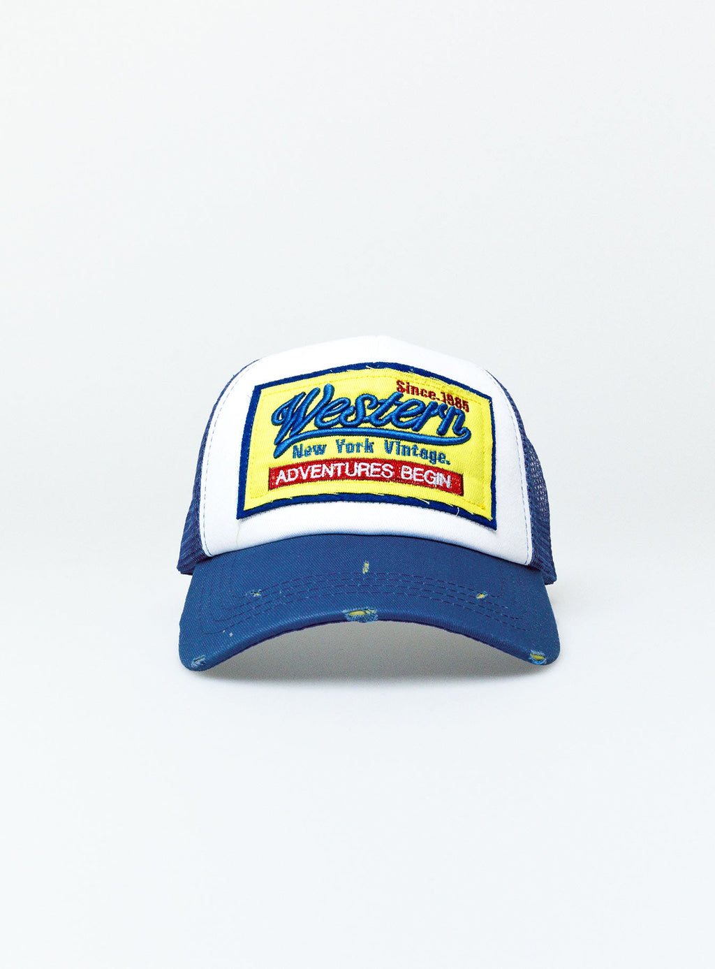 Adventures Trucker Hat Blue