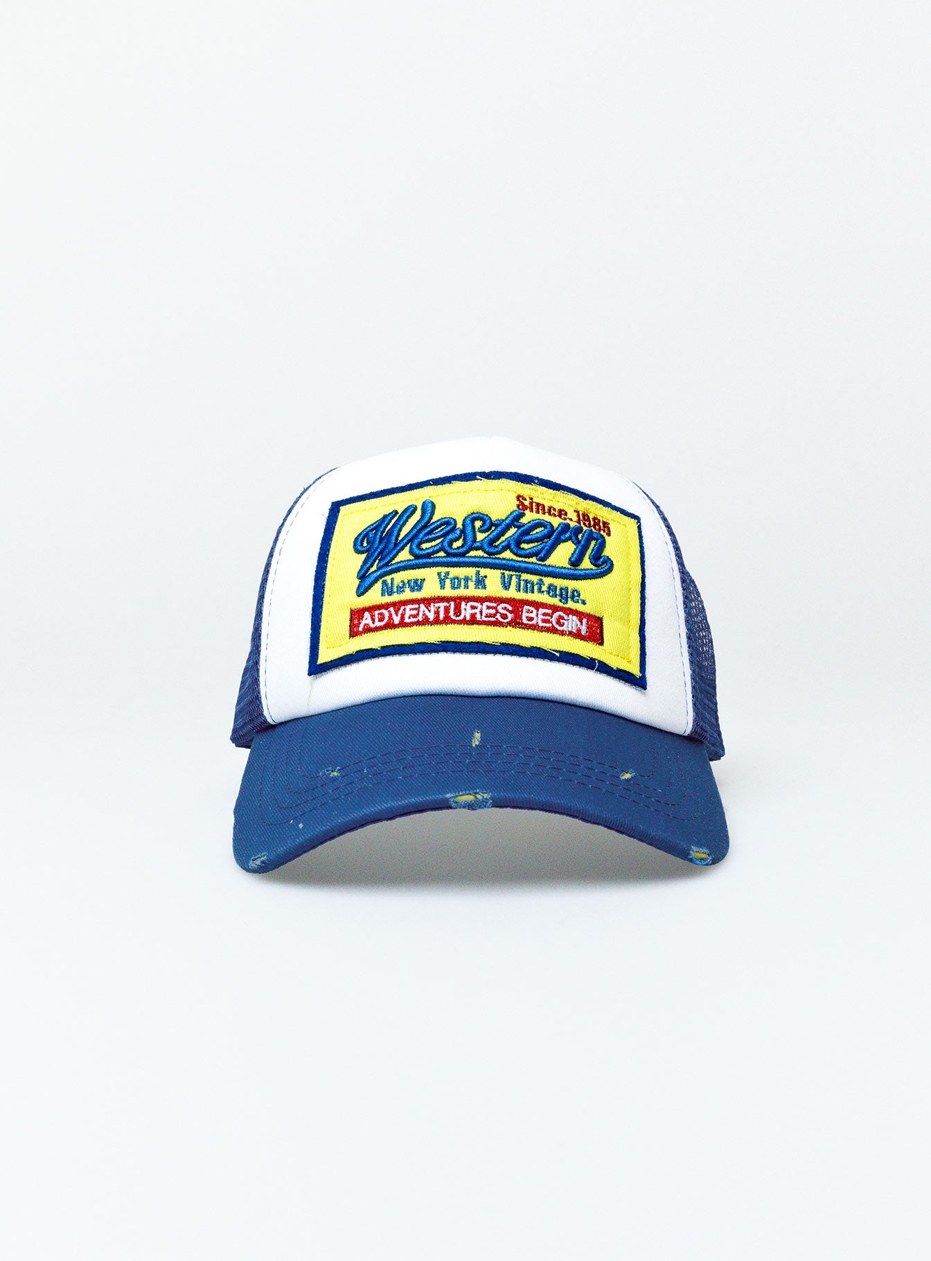 Adventures Trucker Hat Blue