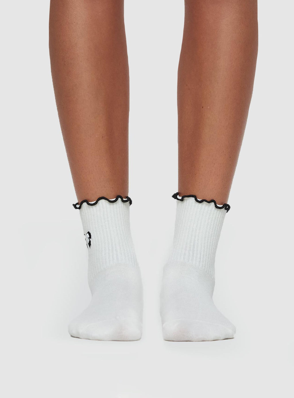 Ysabel Socks White / Black
