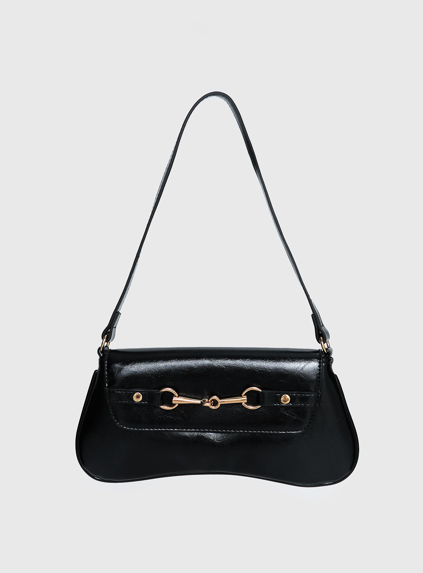 Pulse Shoulder Bag Black / Gold