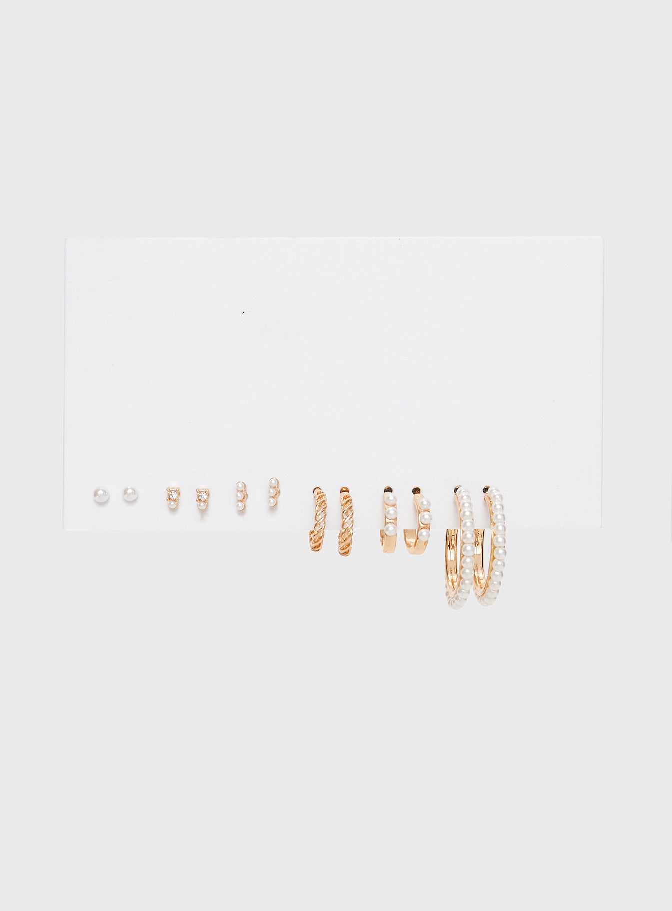 Faiyaz Earring Pack Gold
