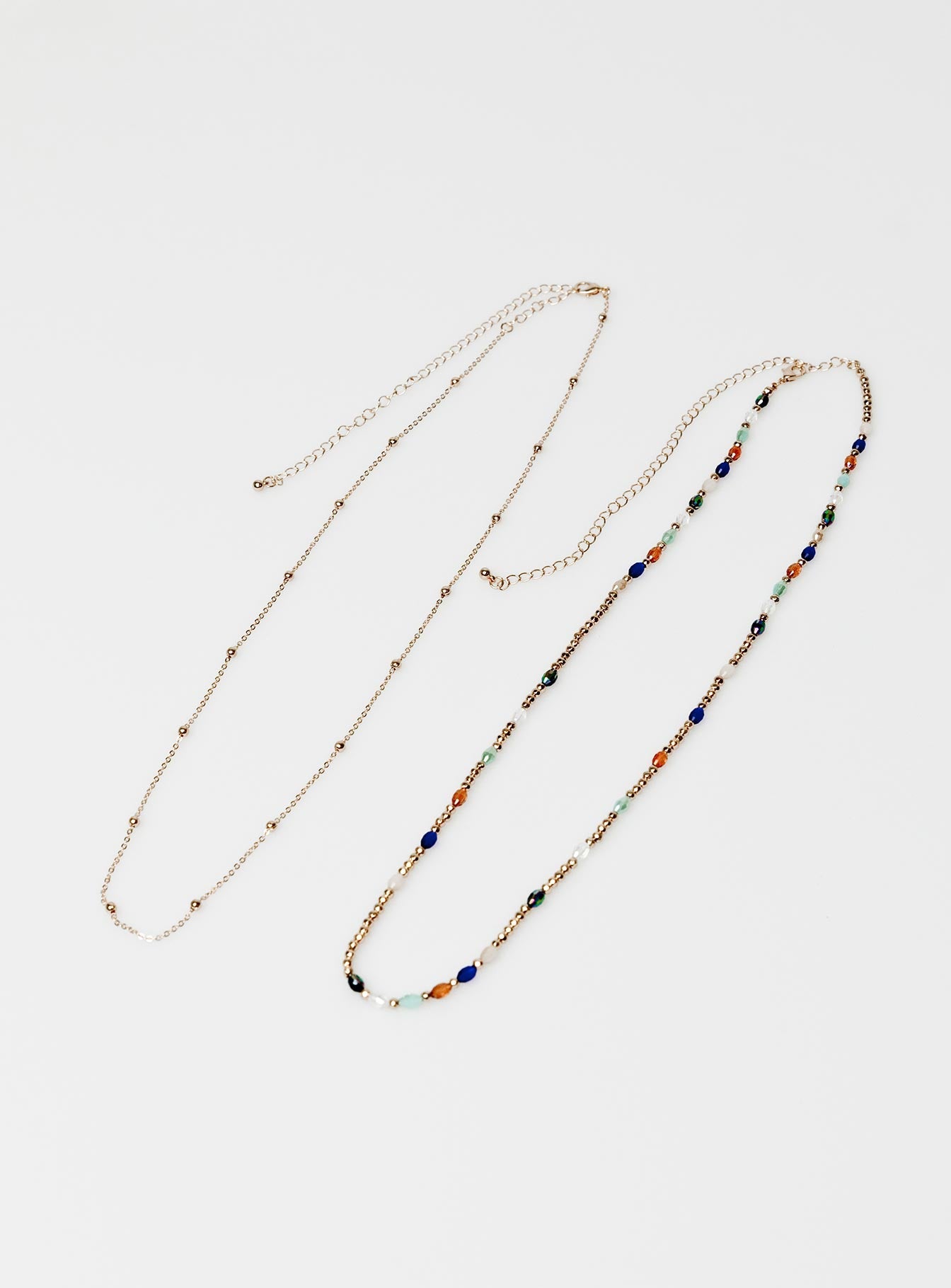 Nadia Beaded Chain Belt Multi