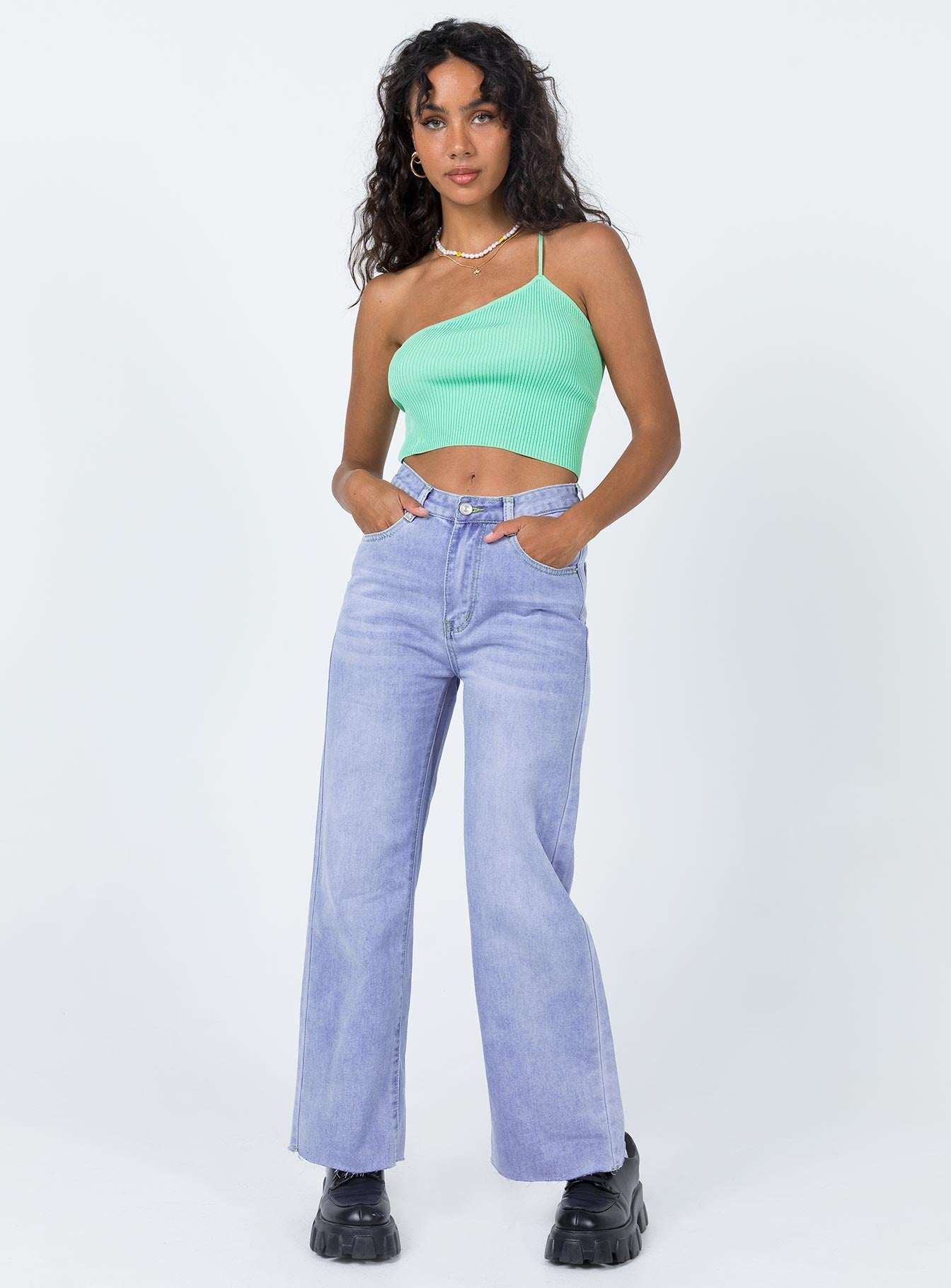 Cece Hammer Butterfly Back Denim Jeans
