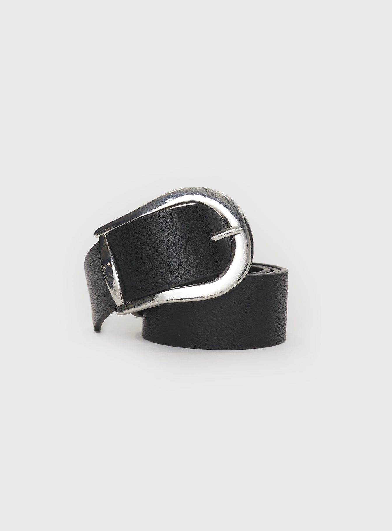 Breslin Belt Black / Silver
