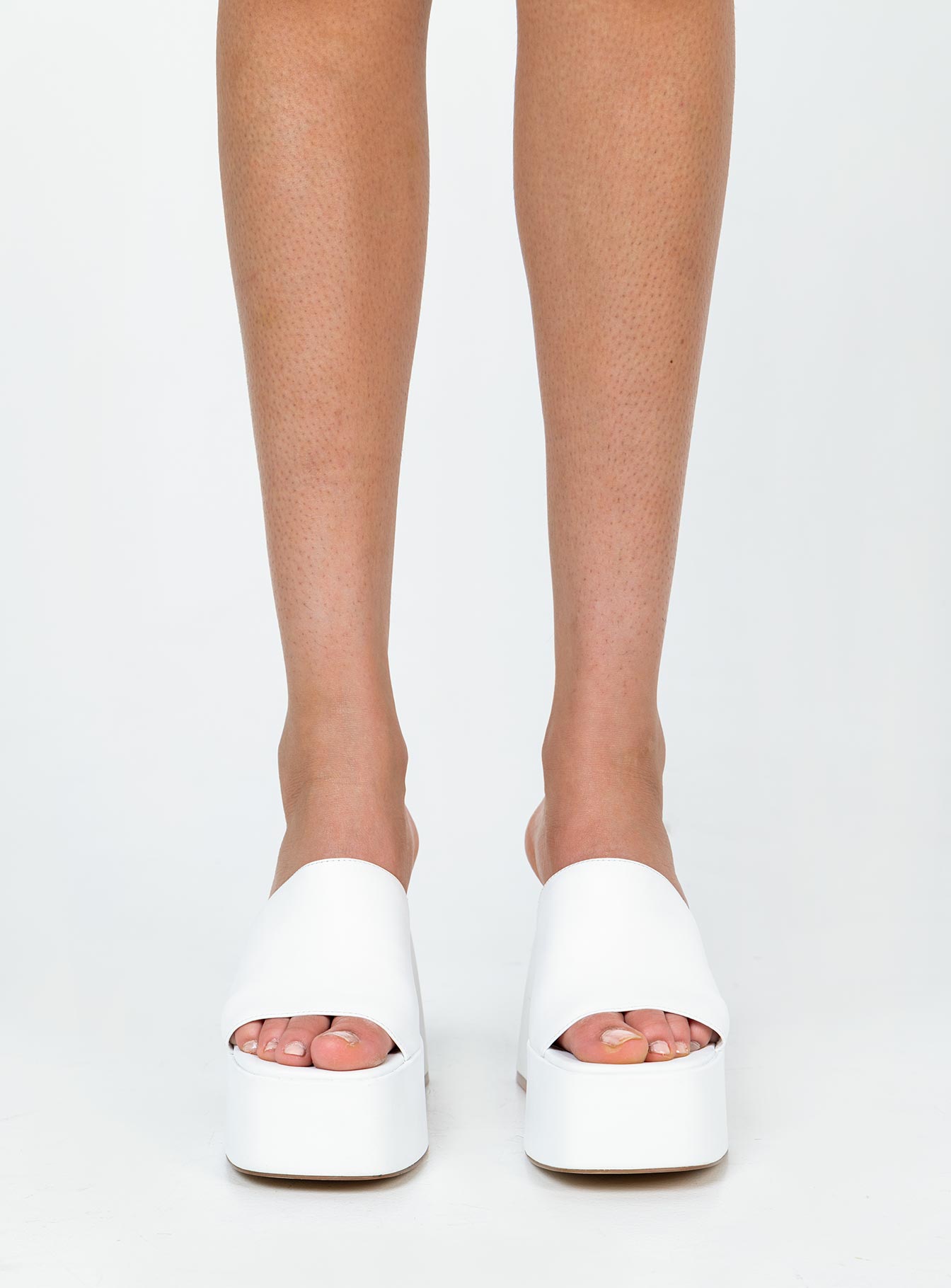 Windsor Smith Highrise Platform Heel White